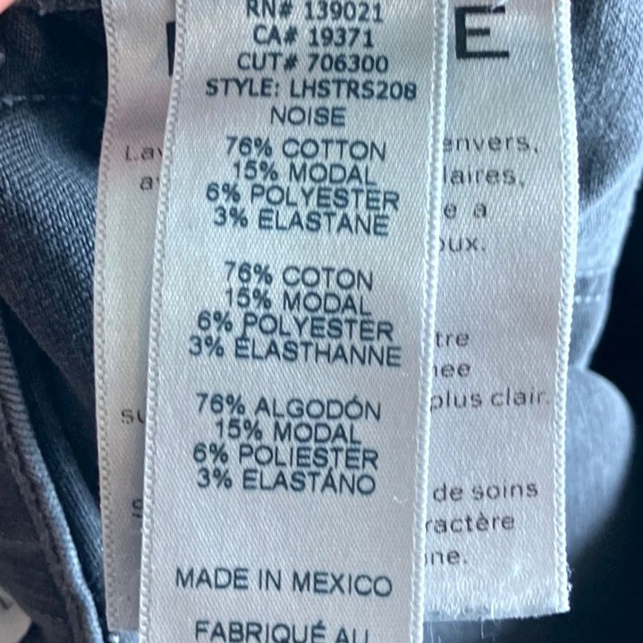 Frame Frame Jeans Black Denim Mid Rise Le High Straight Stretch 30 Women’s Size 30" / US 8 / IT 44 - 6 Thumbnail