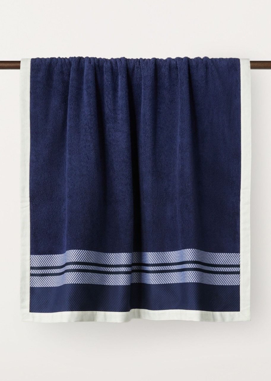 Loro Piana o1srvl11e0624 Size: OS AM2058 Beach Towel in Blue Size ONE SIZE - 1 Thumbnail