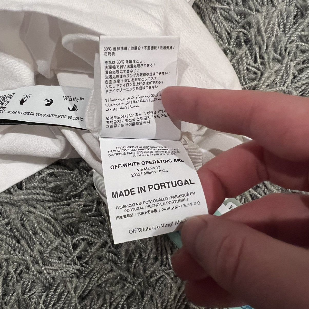 Off-White Off-White tee t-shirt XS bnwt white carravaggio mona Size US XS / EU 42 / 0 - 16 Thumbnail