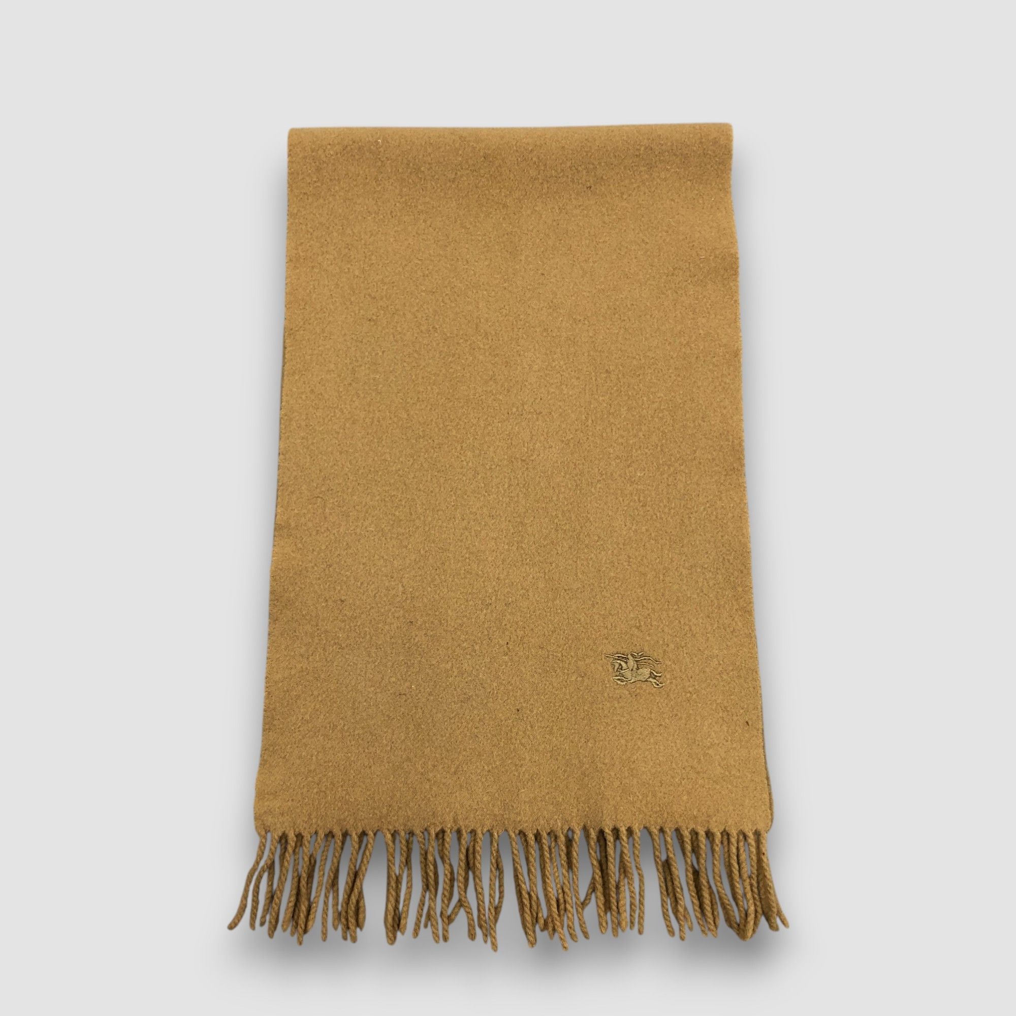 Burberry Vintage Burberry Scarf Muffler Wool Cashmere Scarves Size ONE SIZE - 3 Thumbnail