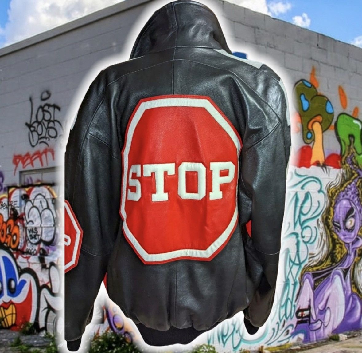 Michael Hoban 💎ViNTaGe 💎 MiCHaeL HoBan Stop SiGN 🛑🪧 JaCKet 🧥 Size US M / EU 48-50 / 2 - 3 Thumbnail