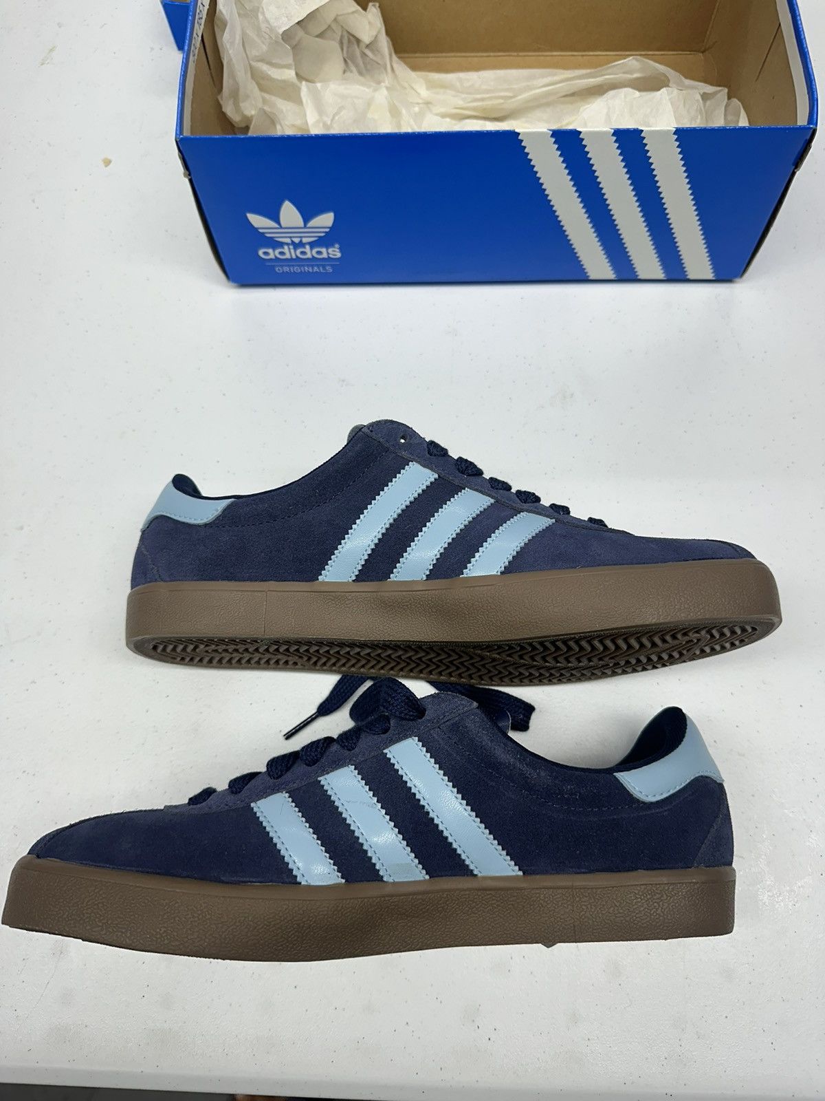 Adidas Adidas Skate Navy Suede size 9 Size US 9 / EU 42 - 3 Thumbnail