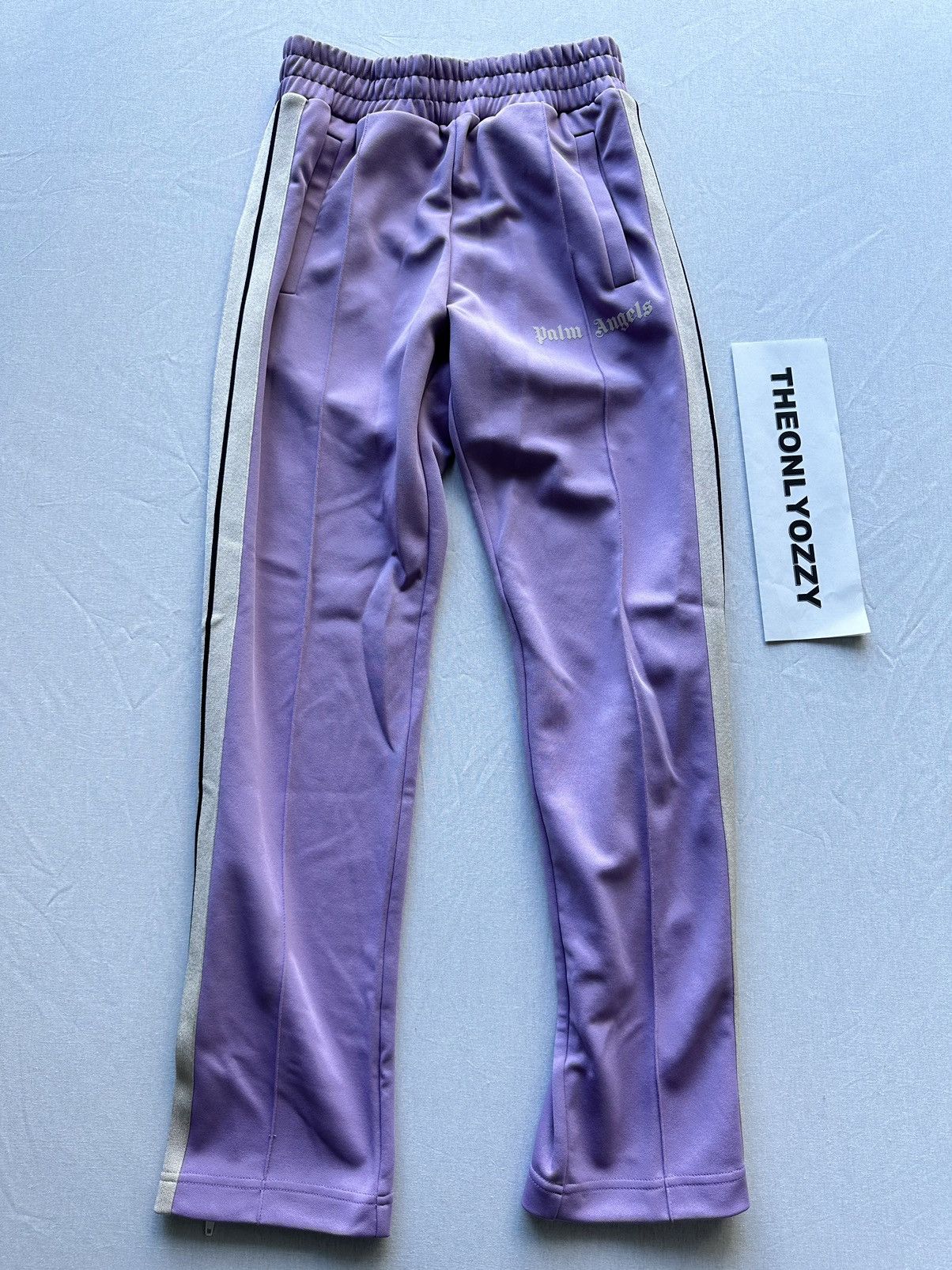 Palm Angels Track Pants Lilac/Off-White