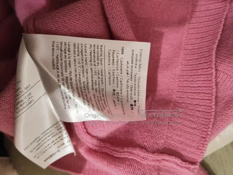 Other Valentino Cashmere three-quarter sleeve knit pullover swea Size L / US 10 / IT 46 - 4 Thumbnail
