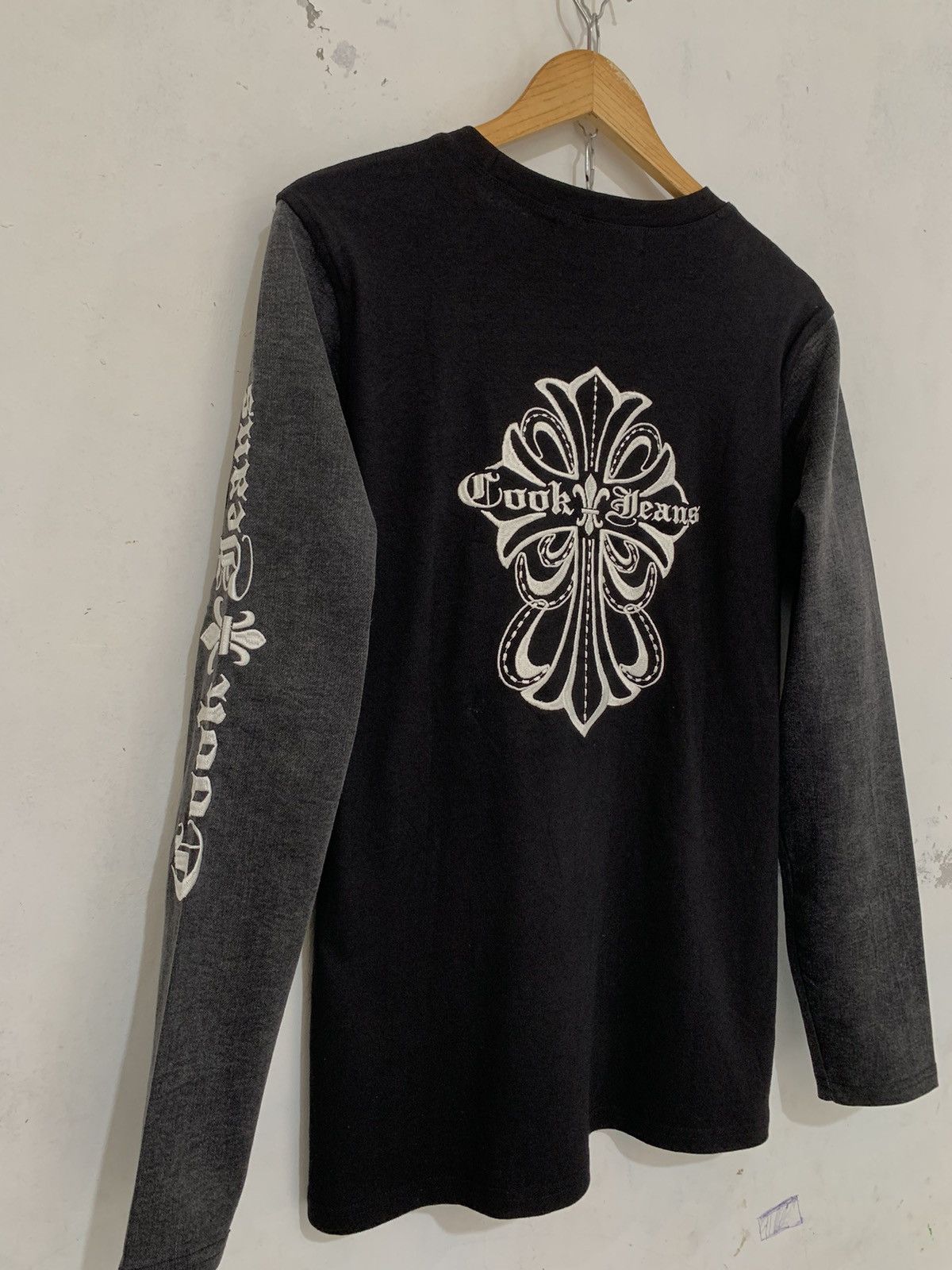 14th Addiction × If Six Was Nine × KMRii Cook jeans cross long sleeve t shirt Size US M / EU 48-50 / 2 - 3 Thumbnail