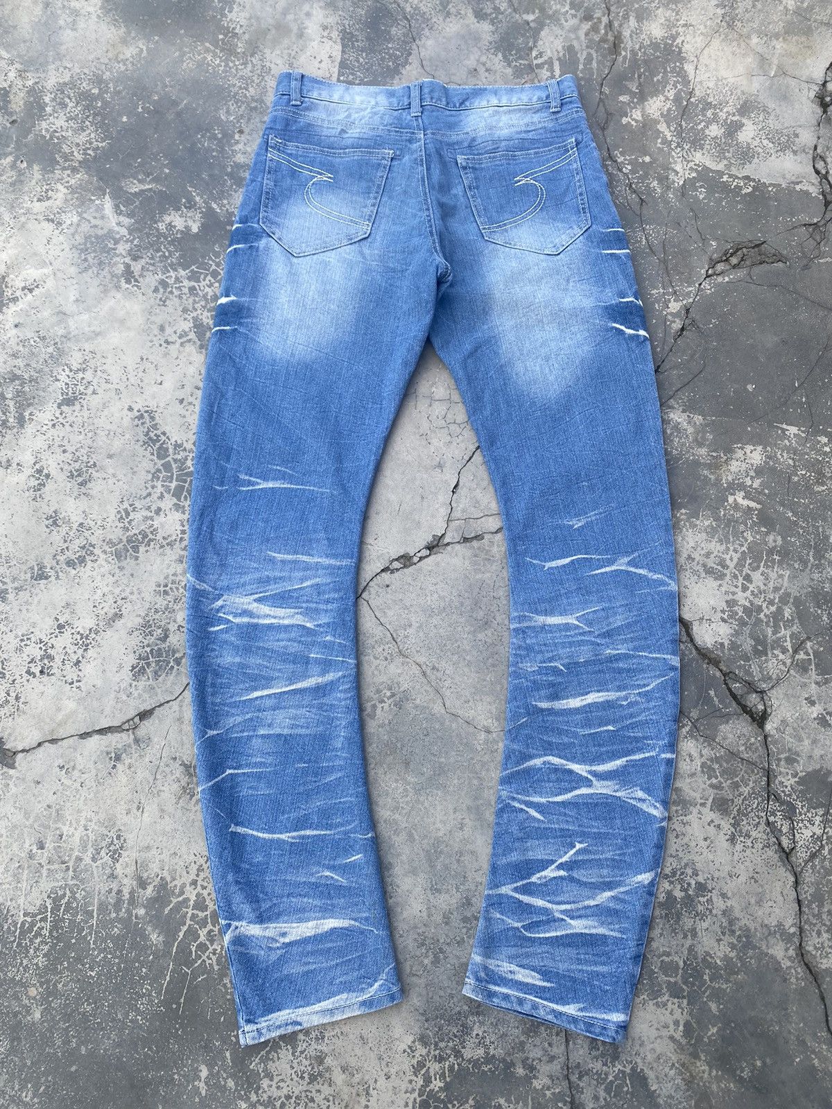 semanticdesign SEMANTIC DESIGN Stacked Curve Jeans Size US 31 - 2 Thumbnail