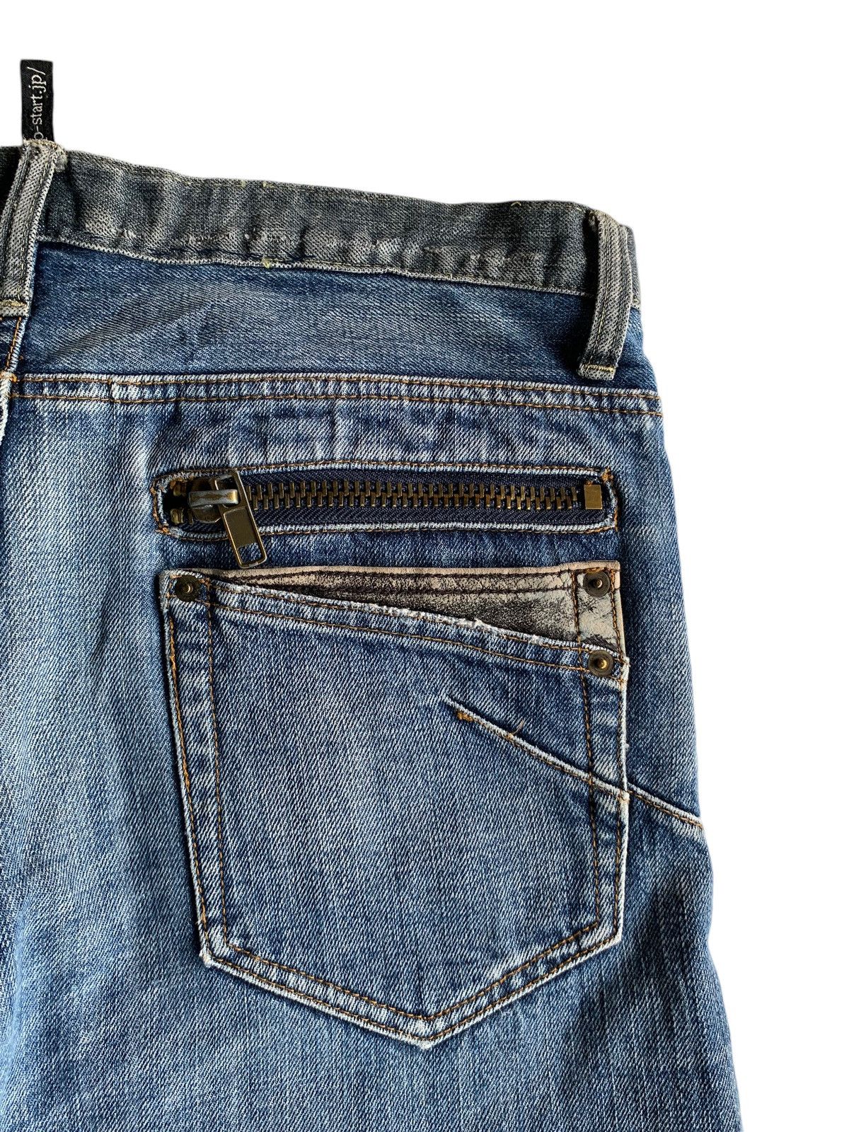PPFM BreathMint Brthbeath Japanese Punk style Distressed Denim🎌☠️ Size US 34 / EU 50 - 14 Thumbnail