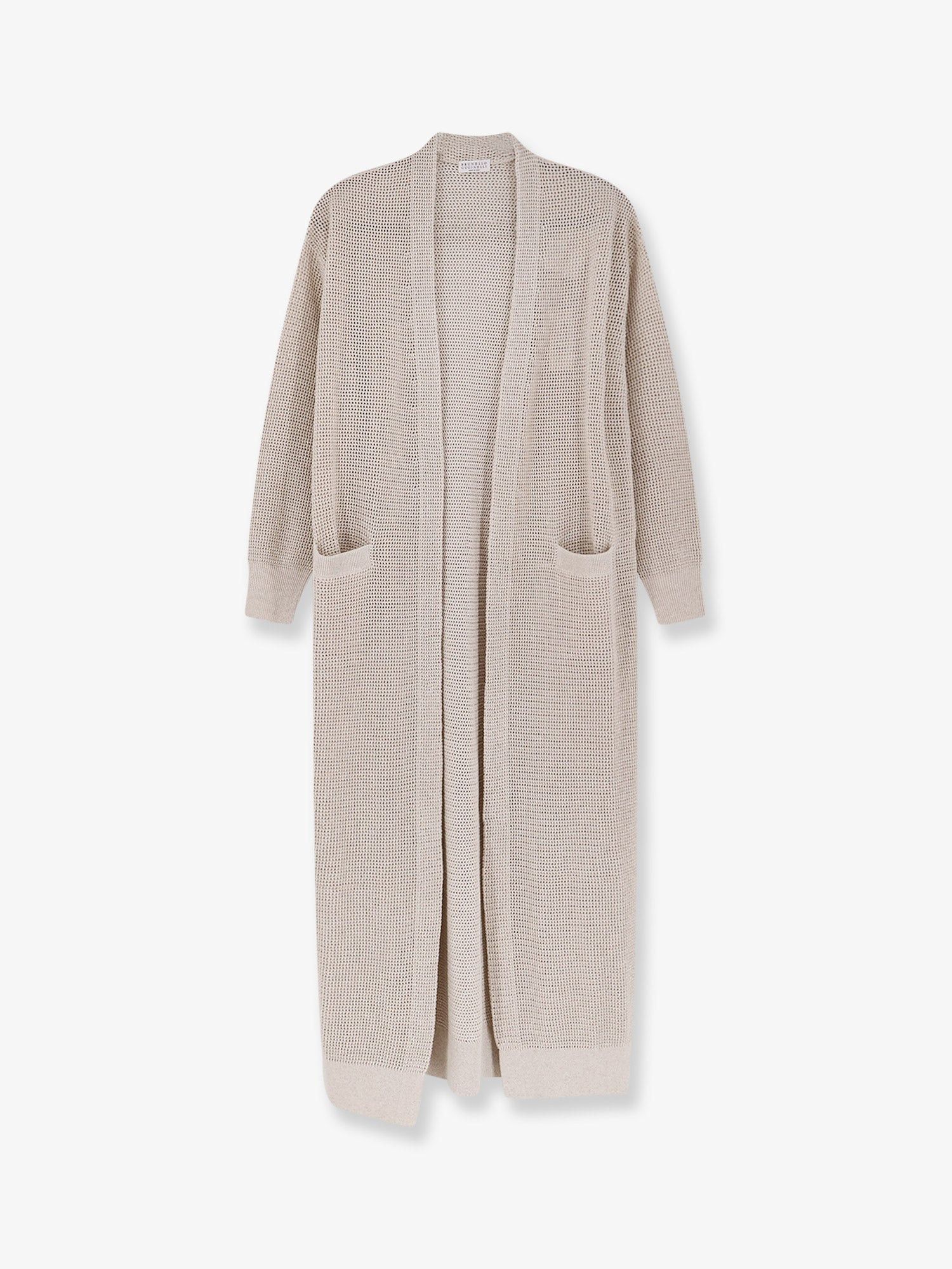 Brunello Cucinelli Cotton And Viscose Long Cardigan Size L / US 10 / IT 46 - 1 Thumbnail