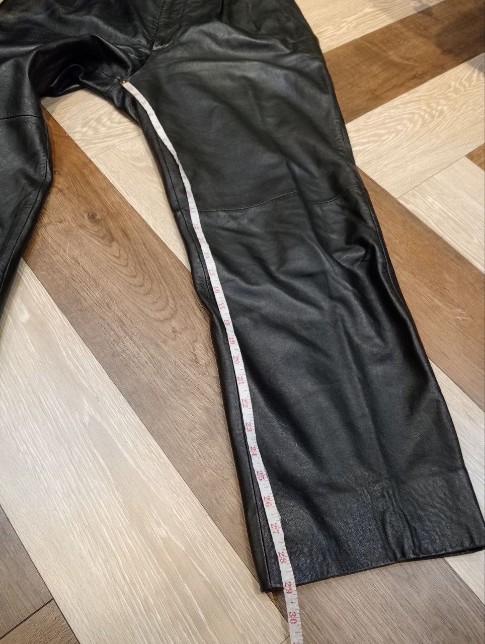 Japanese Brand VINTAGE JAPANESE SHEEPSKIN LEATHER BAGGY PANTS Size US 33 - 11 Thumbnail