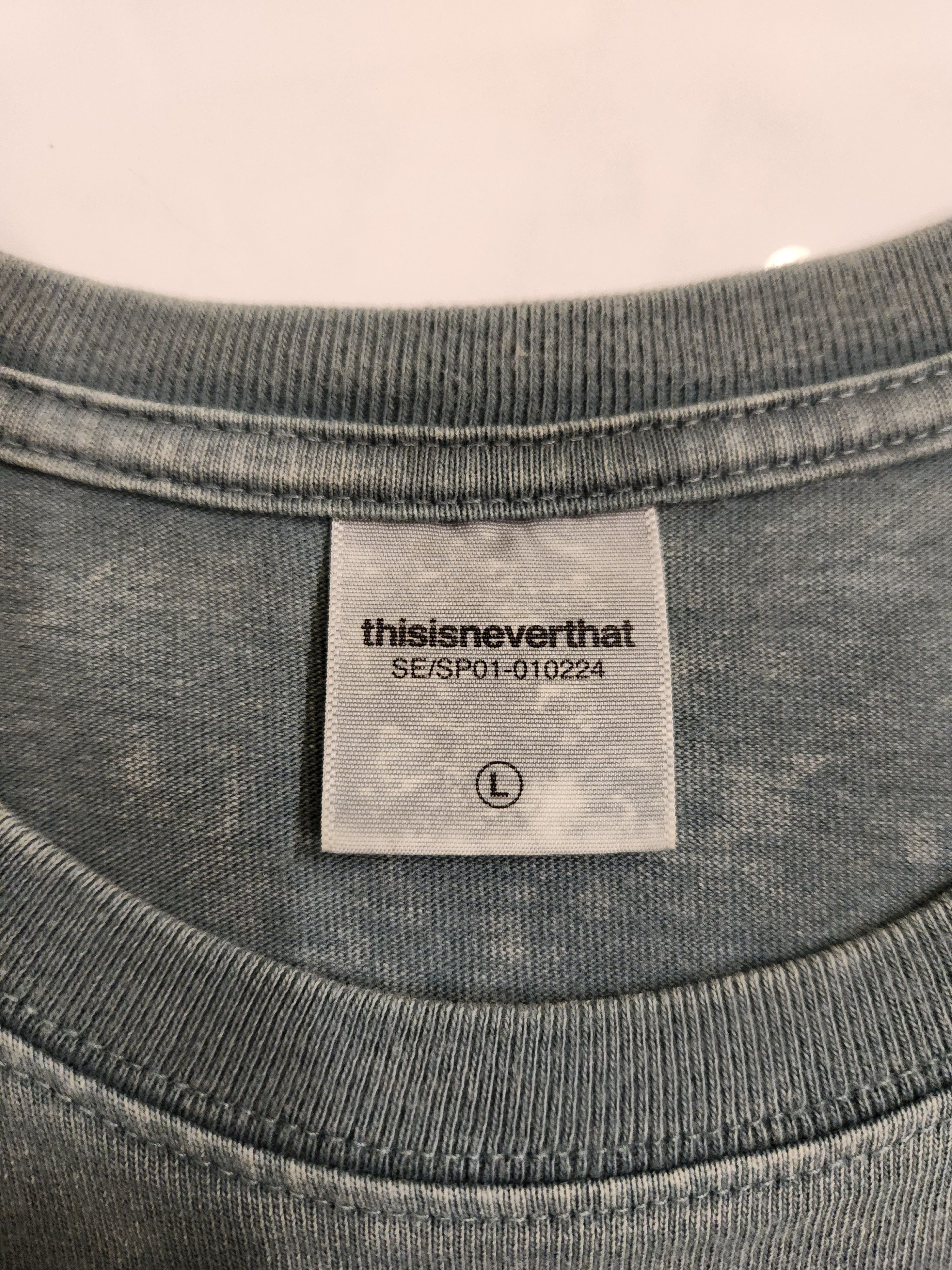 thisisneverthat Green Collegiate Acid Wash Tee Size US L / EU 52-54 / 3 - 5 Thumbnail