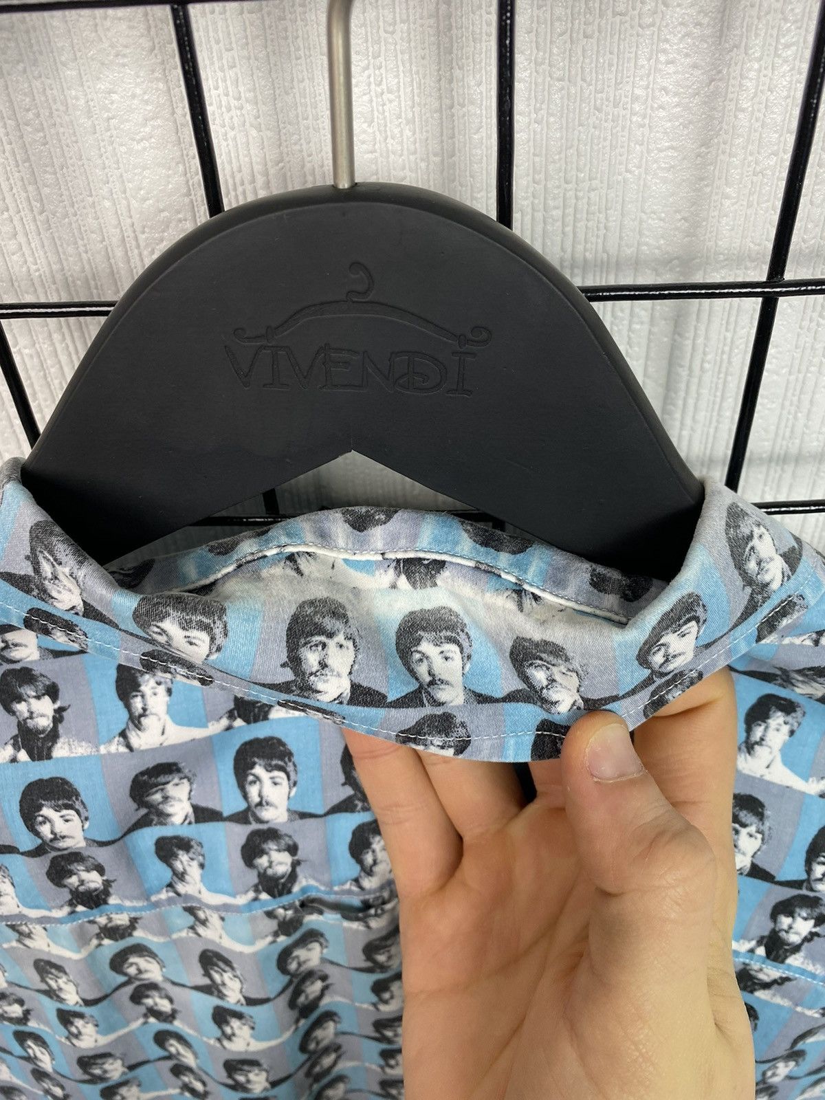 Band Tees The Beatles monogram faces shirt All over print Men oversize Size US XXL / EU 58 / 5 - 14 Thumbnail