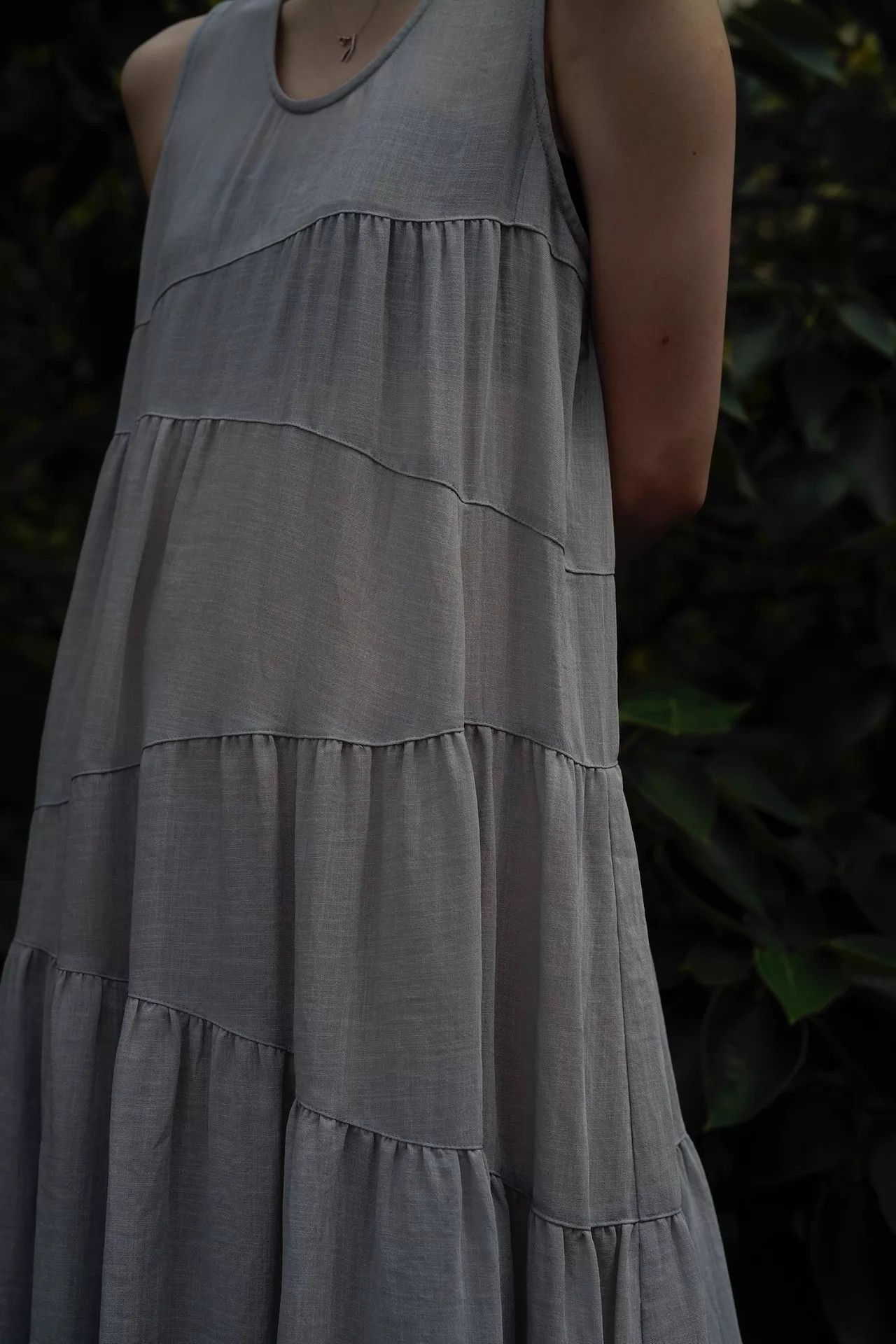 Comme des Garcons CDG 1993 tricot gray sleeveless dress free size Size ONE SIZE - 9 Thumbnail