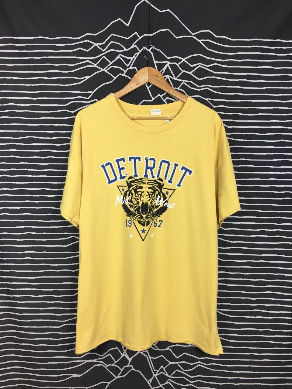 Vintage Double Name Detroit Tigers Mid West American Sports Tee Size US XXL / EU 58 / 5 - 1 Thumbnail