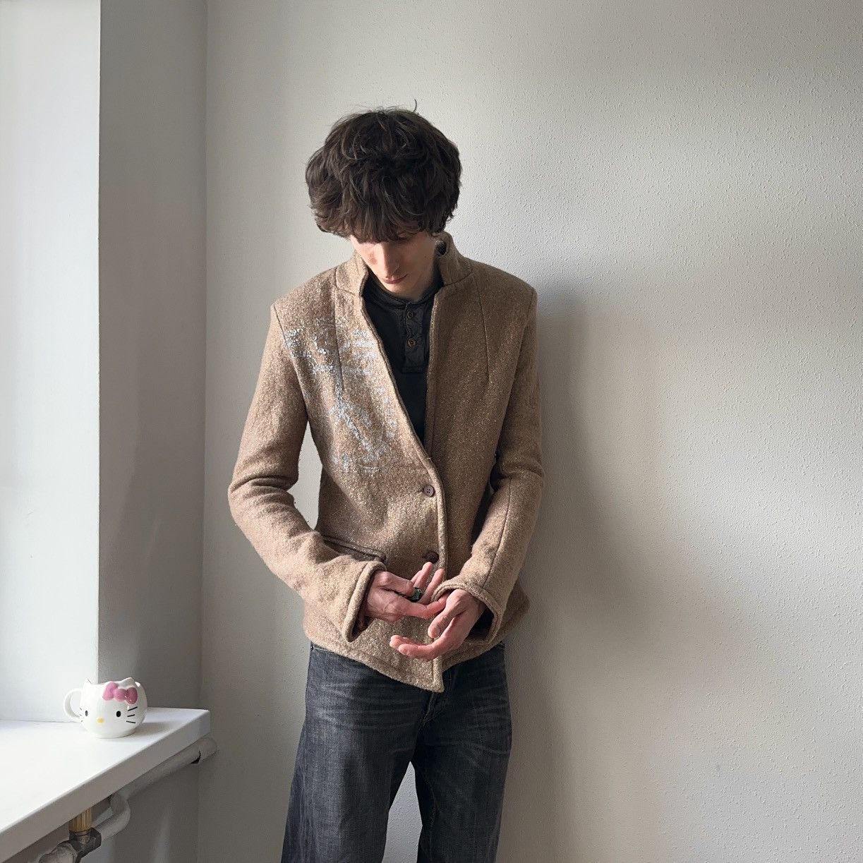 The People Of The Labyrinths RARE The People of The Labyrinths Wool Silk Jacket Plein Sud Size US S / EU 44-46 / 1 - 5 Thumbnail
