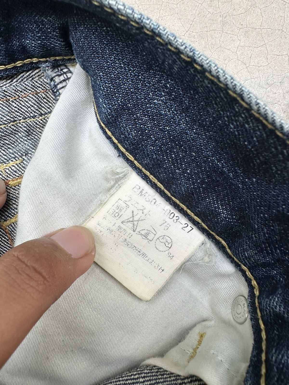 Burberry 👹Burberry Black Label Straight Cut Denim Size US 30 / EU 46 - 12 Thumbnail