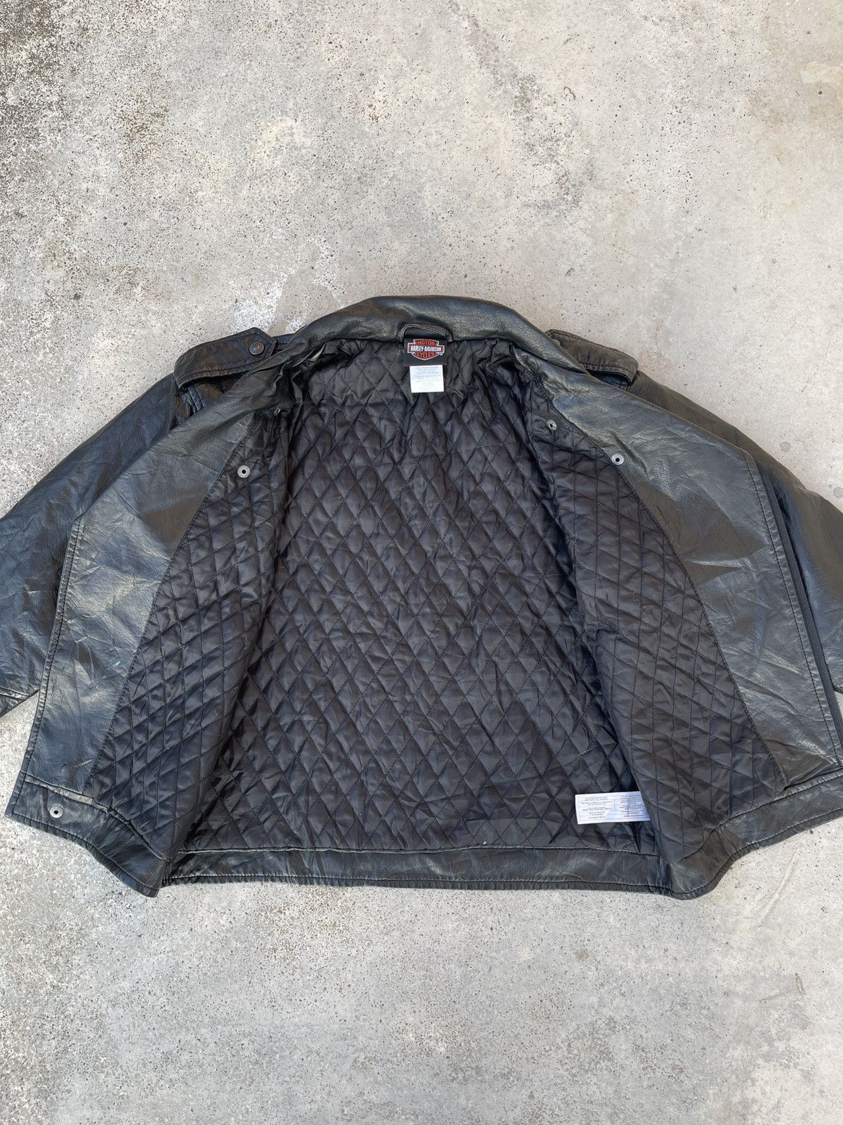 Harley Davidson Harley Davidson Y2K Moto Racing Leather Jacket Size US S / EU 44-46 / 1 - 14 Thumbnail
