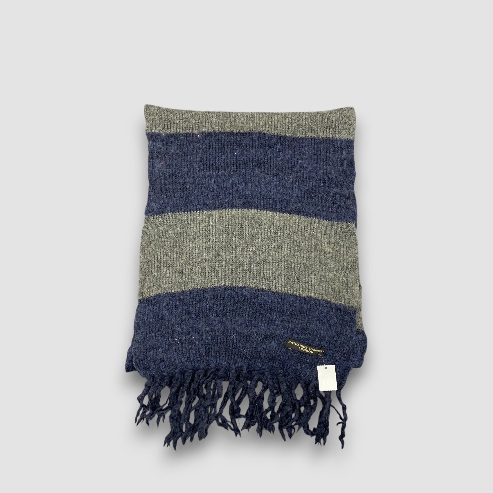 Katharine Hamnett London Vintage Katharine Hamnett Scarf Muffler Wool Knit Scarves Size ONE SIZE - 3 Thumbnail