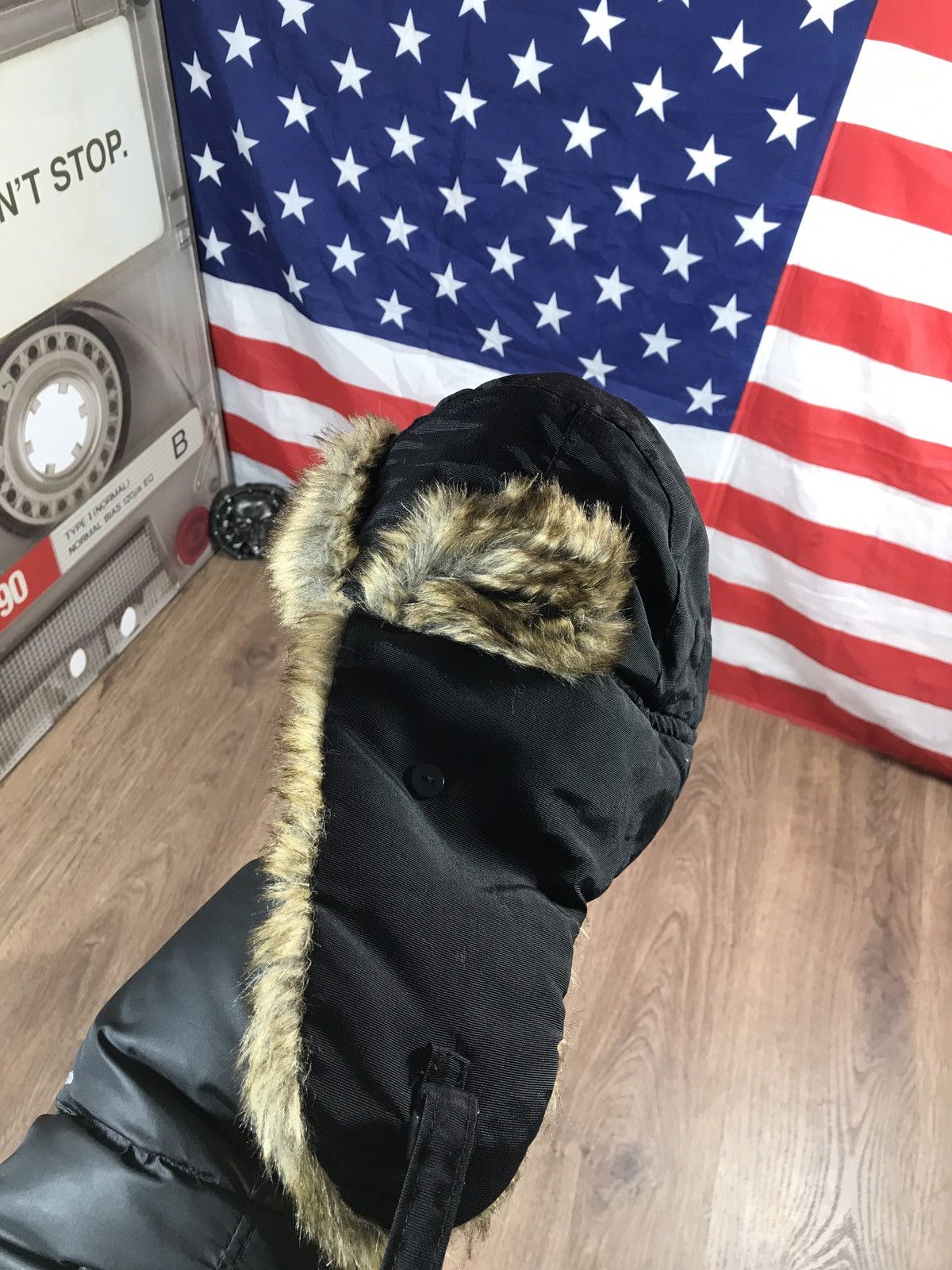 Hysteric Glamour × Japanese Brand Vintage Y2K Fuzzy Ushanka Hat Size ONE SIZE - 4 Thumbnail