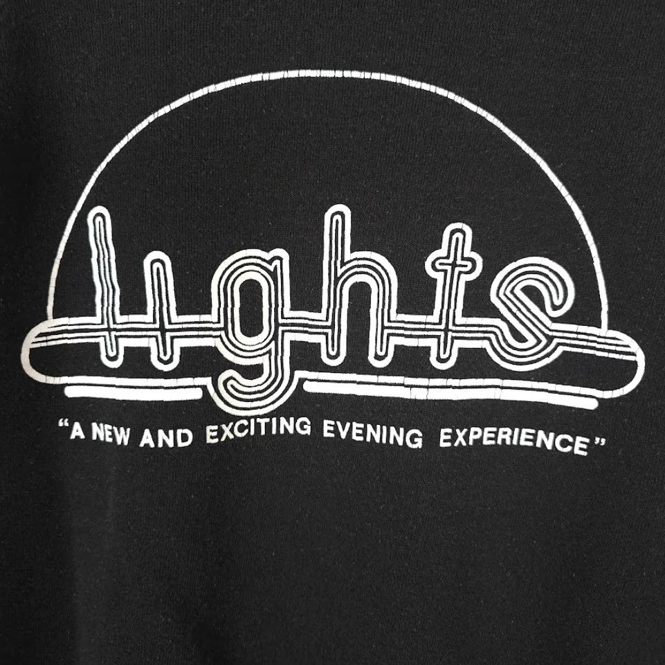 Hanes VINTAGE Hanes Sweatshirt Mens Size Large Black 80s Guam Lights Nightlife USA Shirt Size US L / EU 52-54 / 3 - 5 Thumbnail