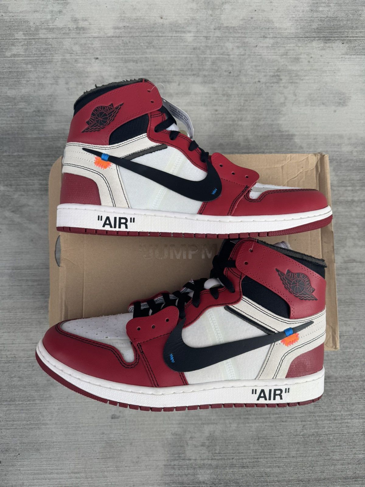 Nike × Off-White OFF-WHITE OFF WHITE JORDAN 1 RETRO HIGH OG CHICAGO SIZE 13 Size US 13 / EU 46 - 1 Thumbnail