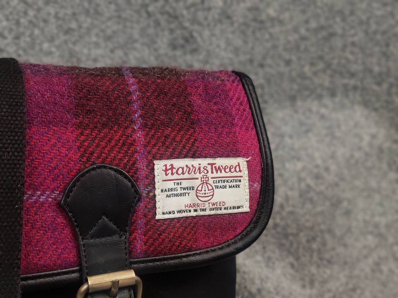 Harris Tweed Vintage Harris Tweed compact messenger bag over the shoulder Size ONE SIZE - 4 Thumbnail