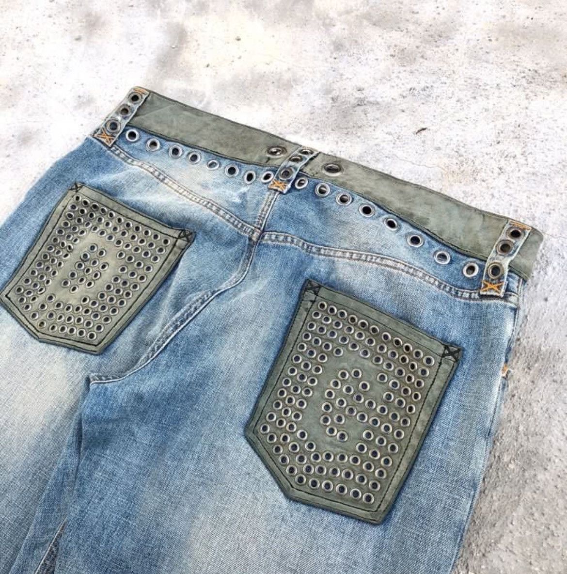 Dolce & Gabbana Vintage Dolce & Gabbana studded jeans Size US 34 / EU 50 - 6 Thumbnail