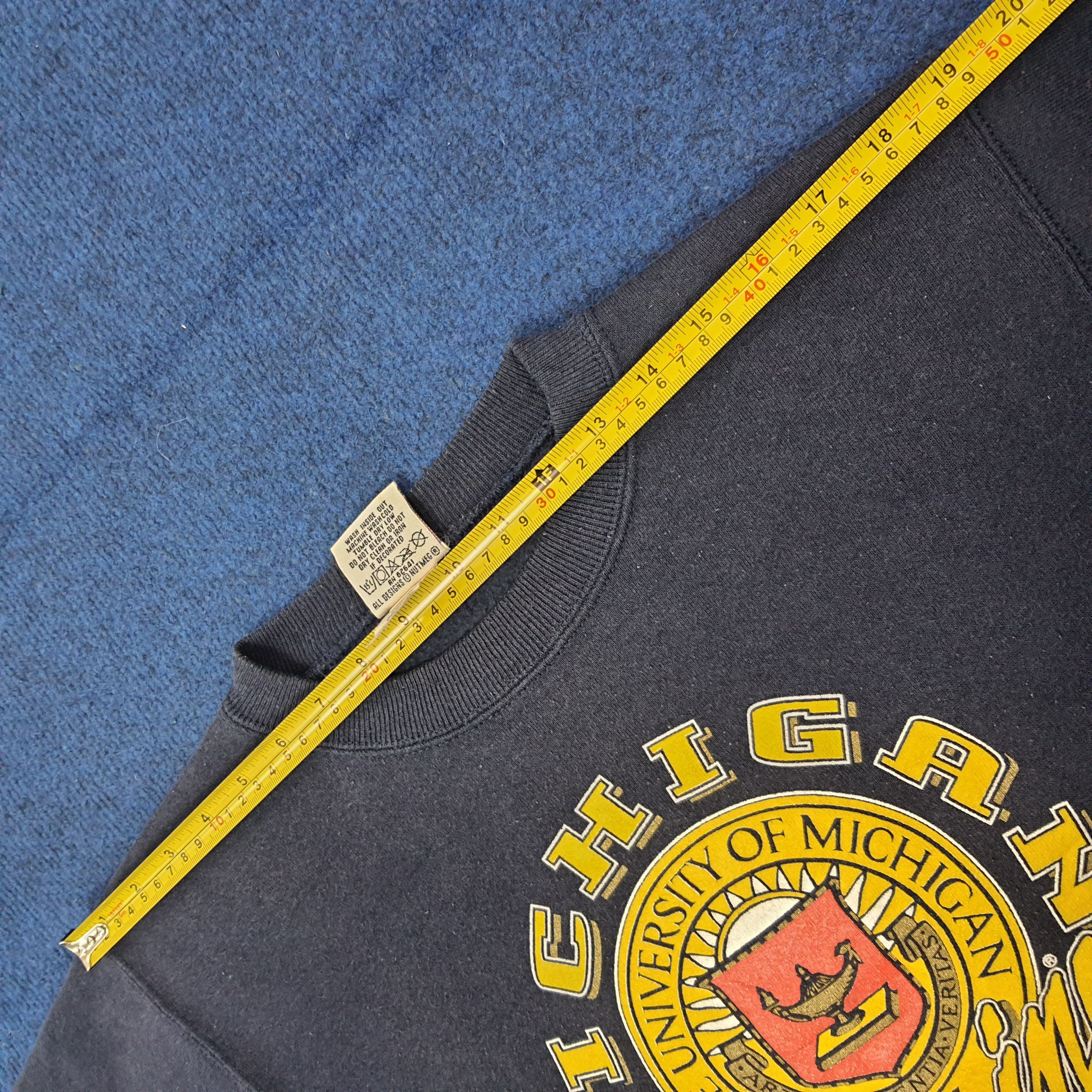 Nutmeg Vintage Michigan Wolverines Sweatshirt University C263N21 Size US S / EU 44-46 / 1 - 8 Thumbnail