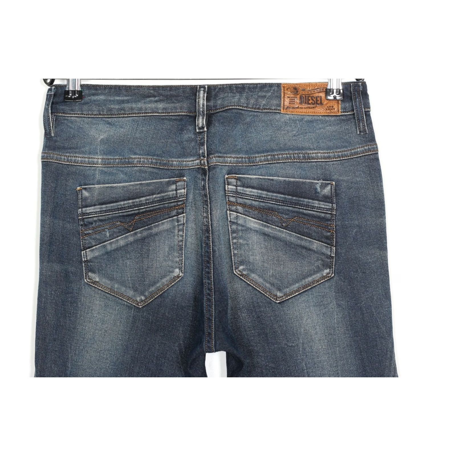 Diesel DIESEL FAYZA 0809G Stretch Jeans Women W26 L32 Inseam ~25" Relaxed Boyfriend Size 26" / US 2 / IT 38 - 4 Thumbnail