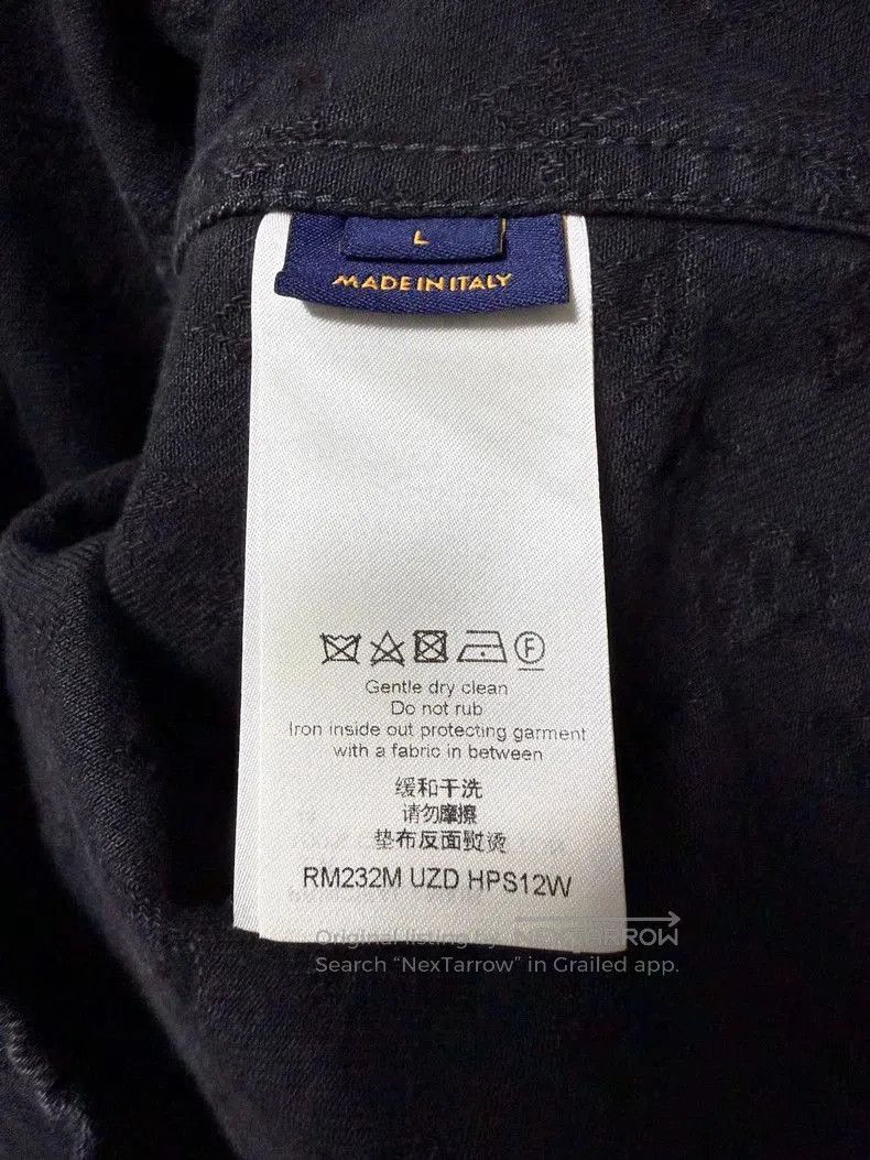 Louis Vuitton Louis Vuitton Black Logo Baseball Shirt. Size US L / EU 52-54 / 3 - 3 Thumbnail
