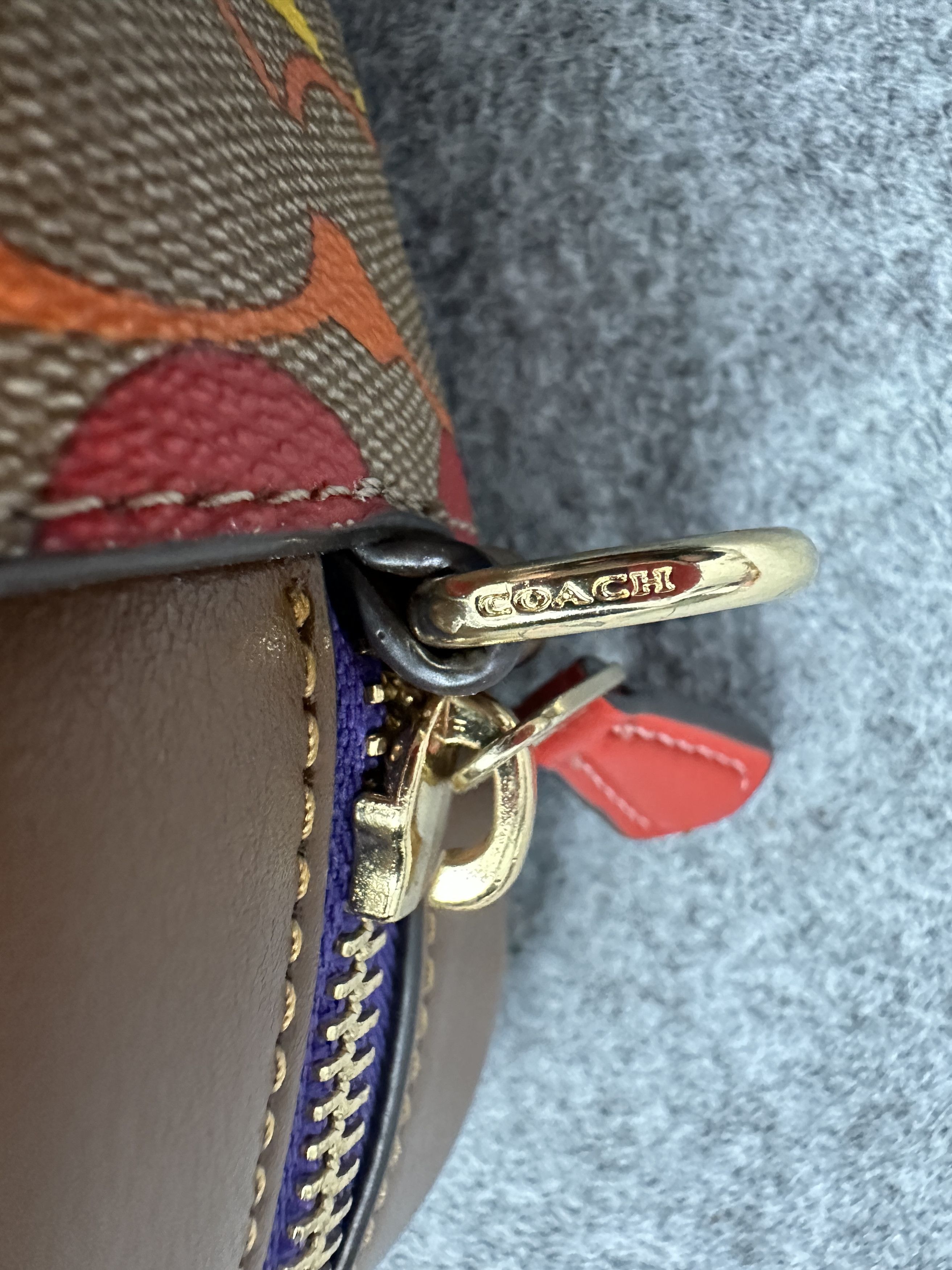 Coach Coach Jamie Camera Bag Crossbody in Rainbow Signature Canvas Size ONE SIZE - 7 Thumbnail