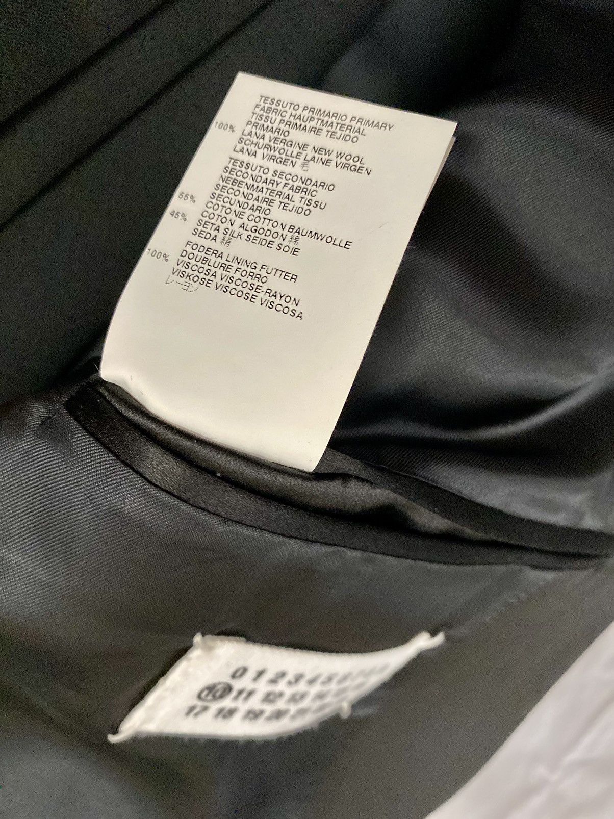 Maison Margiela Maison Margiela 🇮🇹 Black Wool Shawl Lapel 2-btn Tux 50R NWT Size 40R - 14 Thumbnail