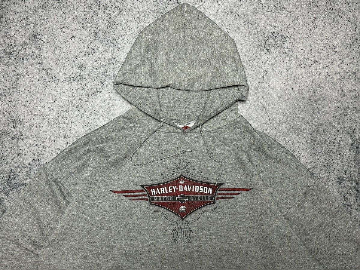 Vintage Vintage Harley Davidson South Dakota Hoodie Size US XL / EU 56 / 4 - 4 Thumbnail