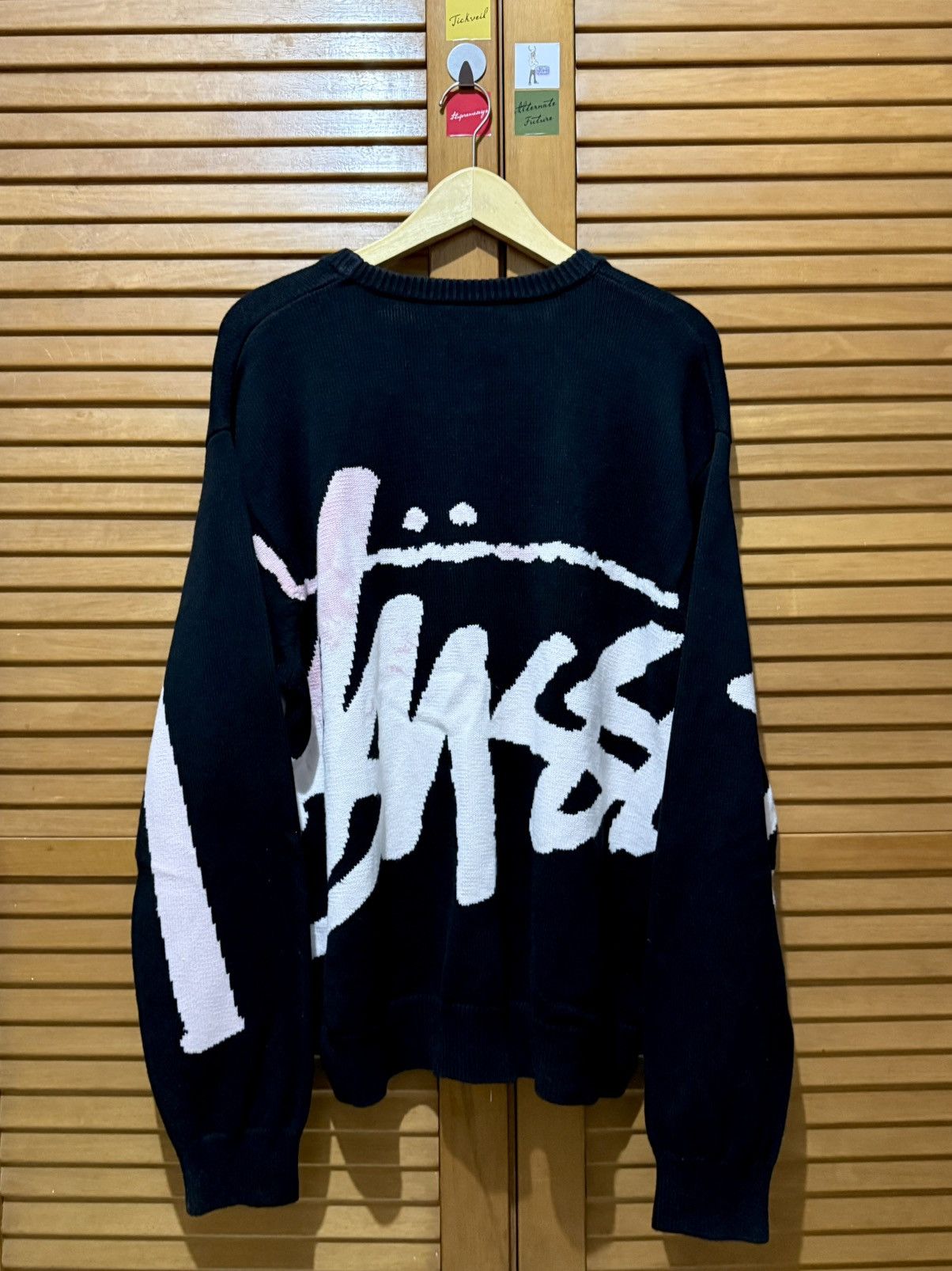Stussy Stussy Stock Sweater Black Size US L / EU 52-54 / 3 - 3 Thumbnail