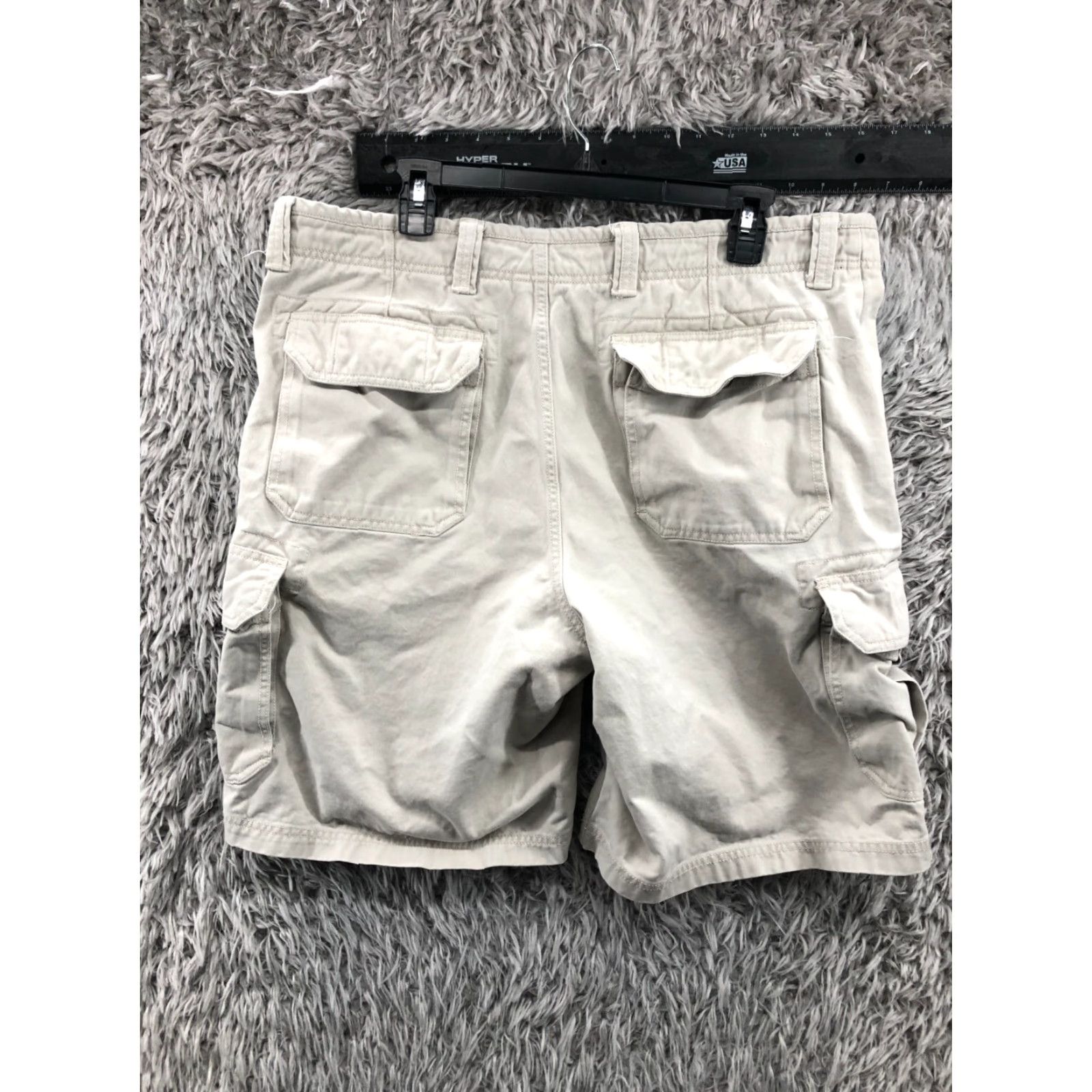 Gap Gap Mens Cargo Shorts 34 Beige Medium Wash 5-Pocket Regular Rise Mid Weight Cotton Blend Logo - Vintage? No Size US 34 / EU 50 - 5 Thumbnail