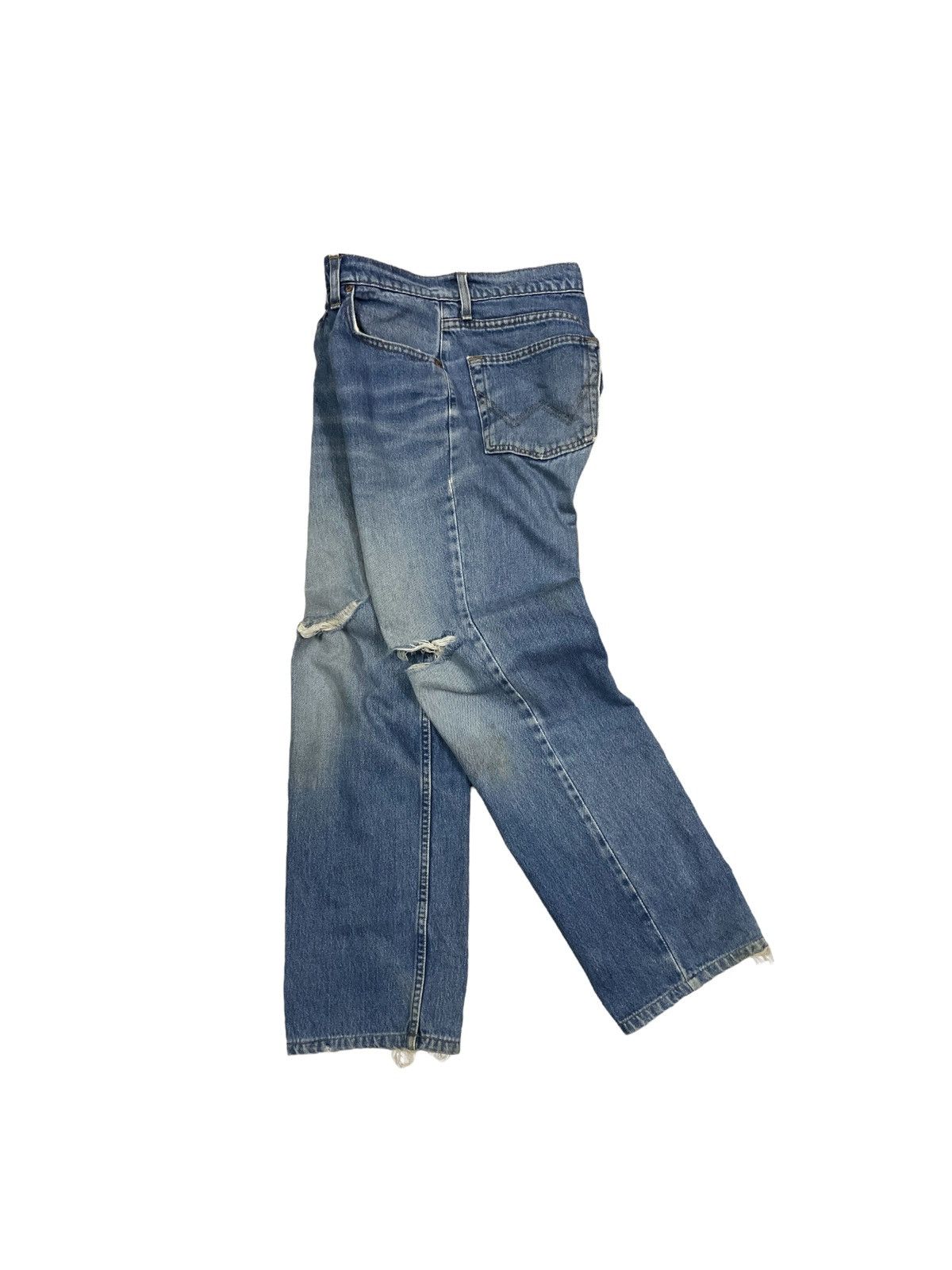 Edwin Rare 90s Edwin US Classic Loose Straight Fit Ripped Jeans Size US 32 / EU 48 - 7 Thumbnail