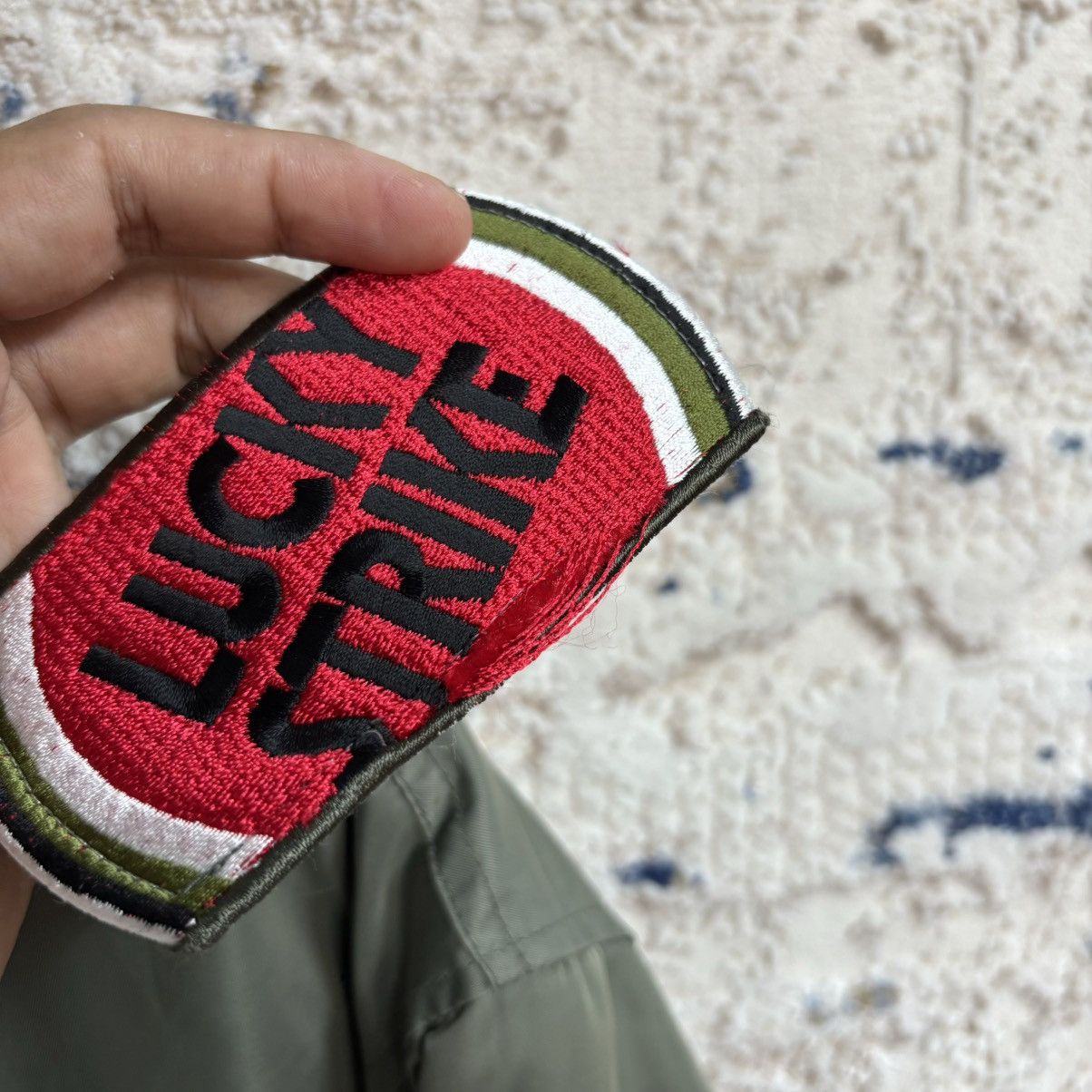 Vintage Vintage Bomber Jacket With Lucky Strike Patches Rare Design Size US L / EU 52-54 / 3 - 13 Thumbnail