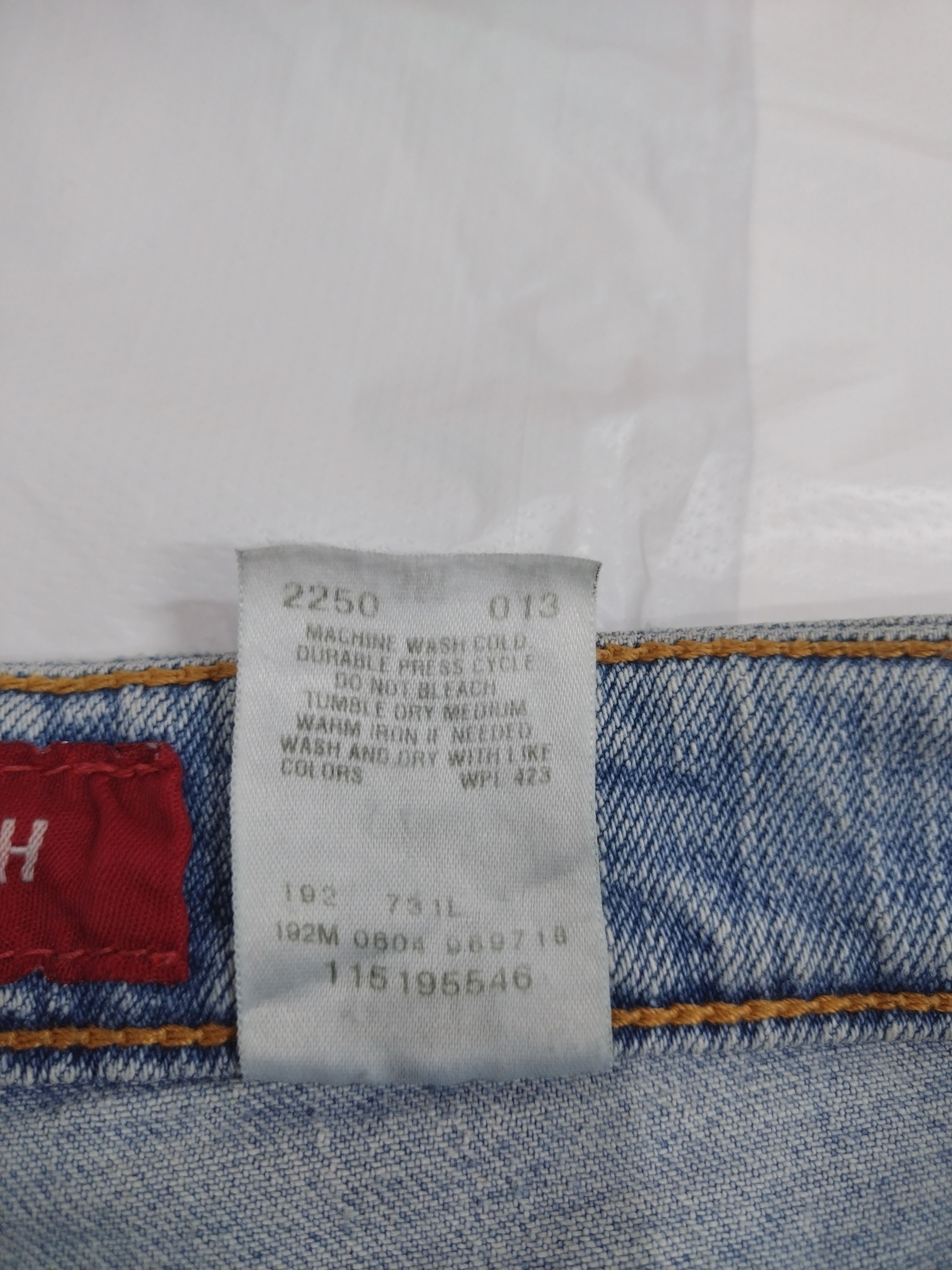 Levi's × Vintage NICE VTG LEVI'S 519 Zipper Low Stretch BOOT CUT Flare DESIGN Size 29" - 7 Thumbnail