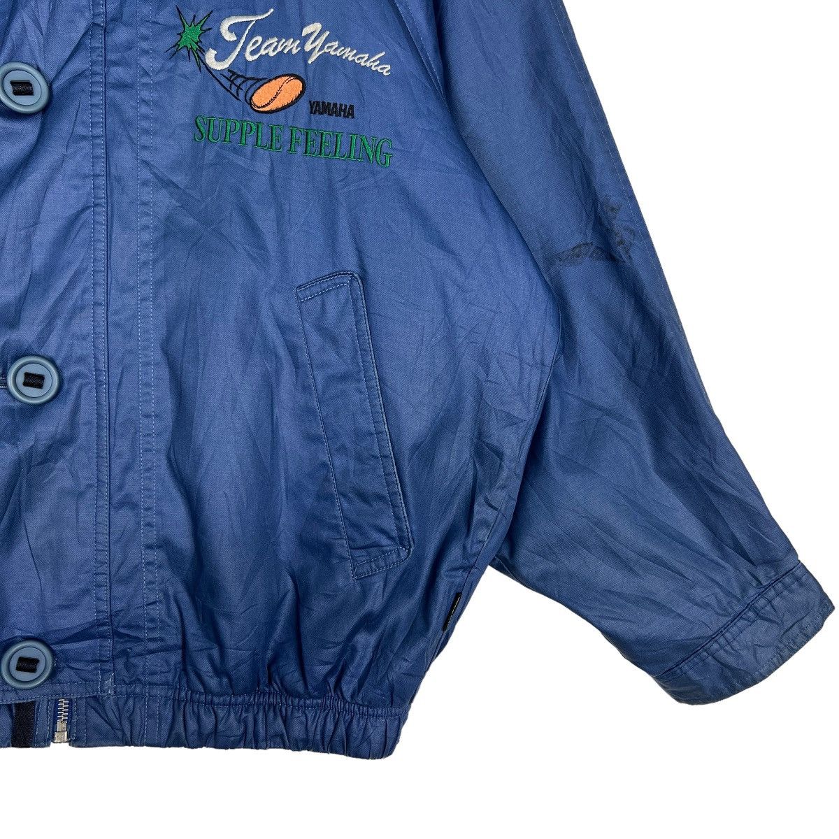 Japanese Brand 🔥 VINTAGE YAMAHA TEAM BOMBER JACKET Size US L / EU 52-54 / 3 - 6 Thumbnail