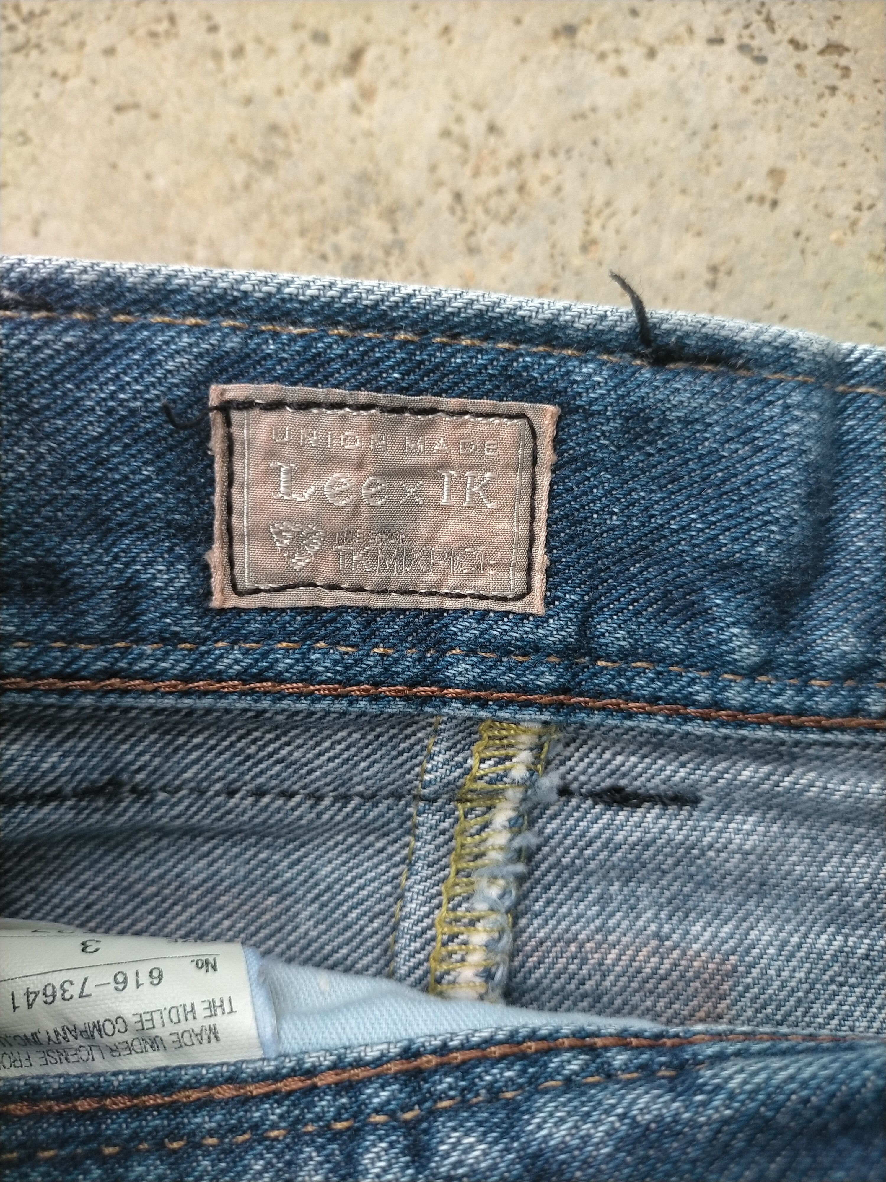 Lee × Takeo Kikuchi 🔥 Distressed Lee x Takeo Kikuchi Washed Skinny Jeans Size US 31 - 9 Thumbnail