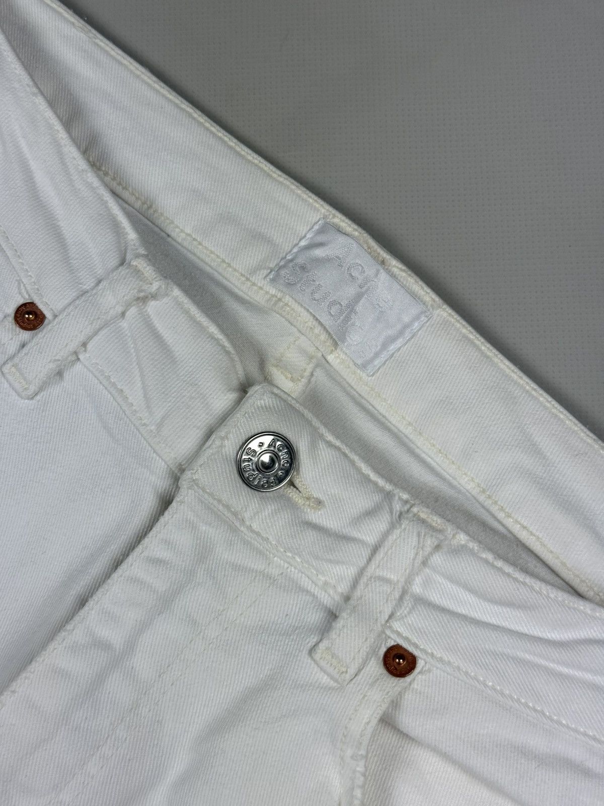 Acne Studios Acne Studios Skin 5 White Vintage Ladies Skinny Jeans Size 29" - 10 Thumbnail
