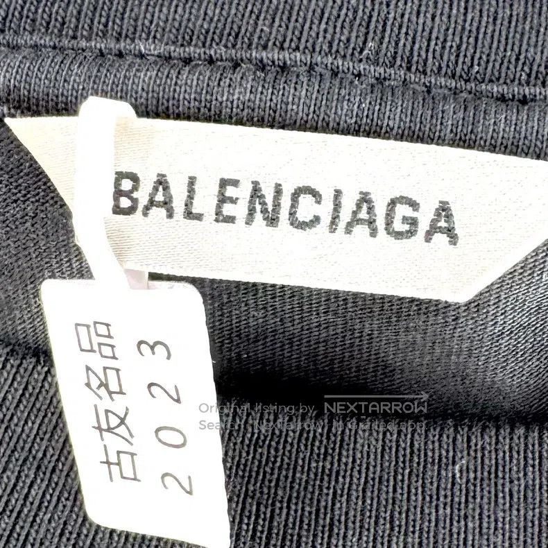 Balenciaga Balenciaga White Short Sleeve T-Shirt Size US S / EU 44-46 / 1 - 8 Thumbnail