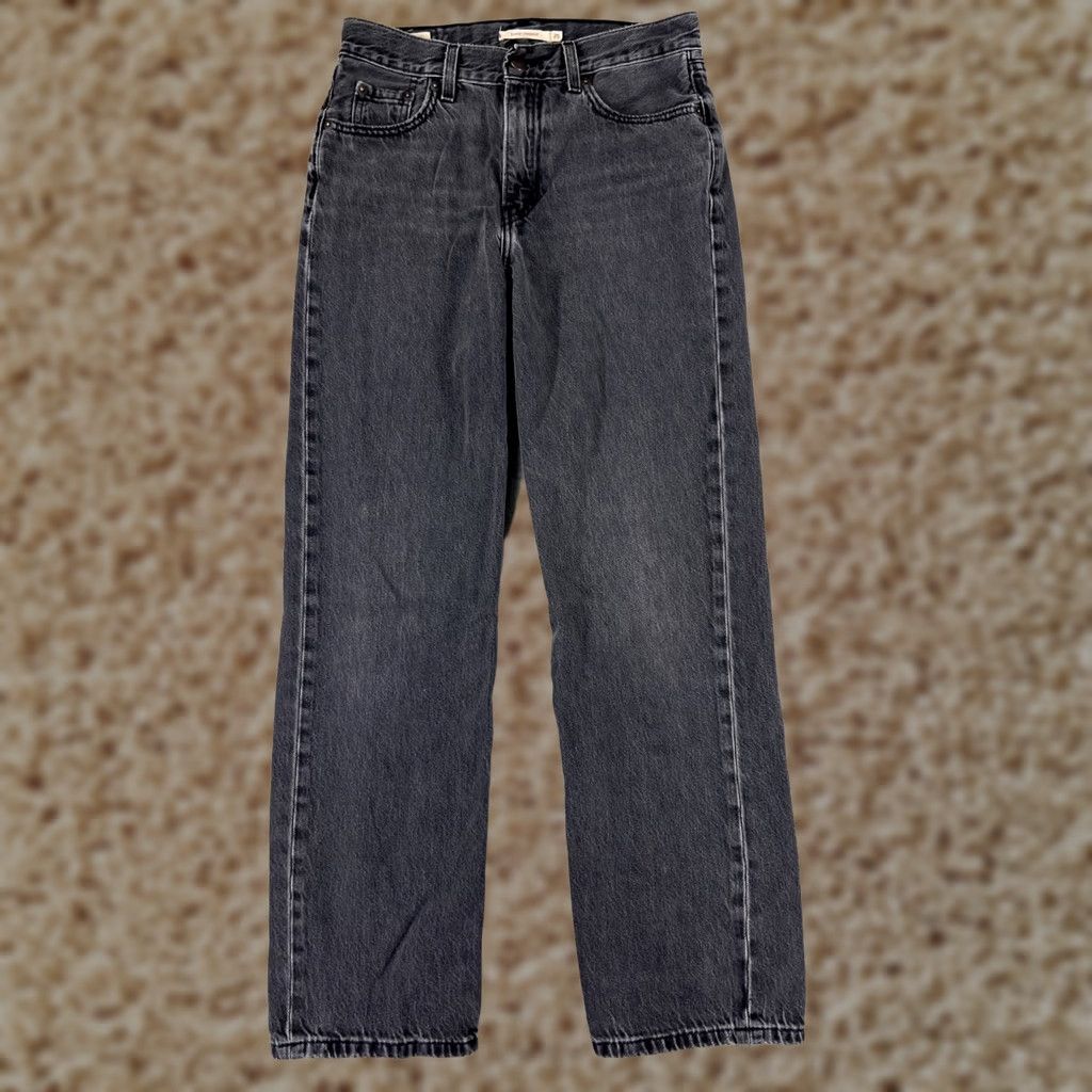 Levi's Levi's Jeans Men 25 Black Denim Straight Relaxed Cotton Big E Vintage No Size US 26 / EU 42 - 1 Thumbnail