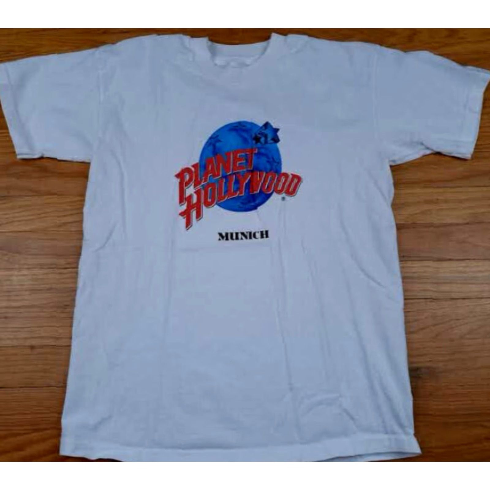 Planet Hollywood Planet Hollywood T-Shirt Set of 3, Medium, USA, Men, Short Sleeve, Red White Grey, Chicago Orlando Munich, 22in Chicago, 27in Orlando, 25in Munich Size US M / EU 48-50 / 2 - 7 Thumbnail