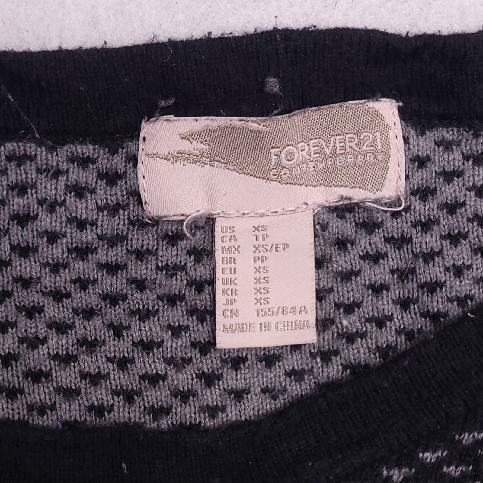 Forever 21 Forever 21 Pullover Cotton Sweater Womens Size XS Black Size XS / US 0-2 / IT 36-38 - 3 Thumbnail