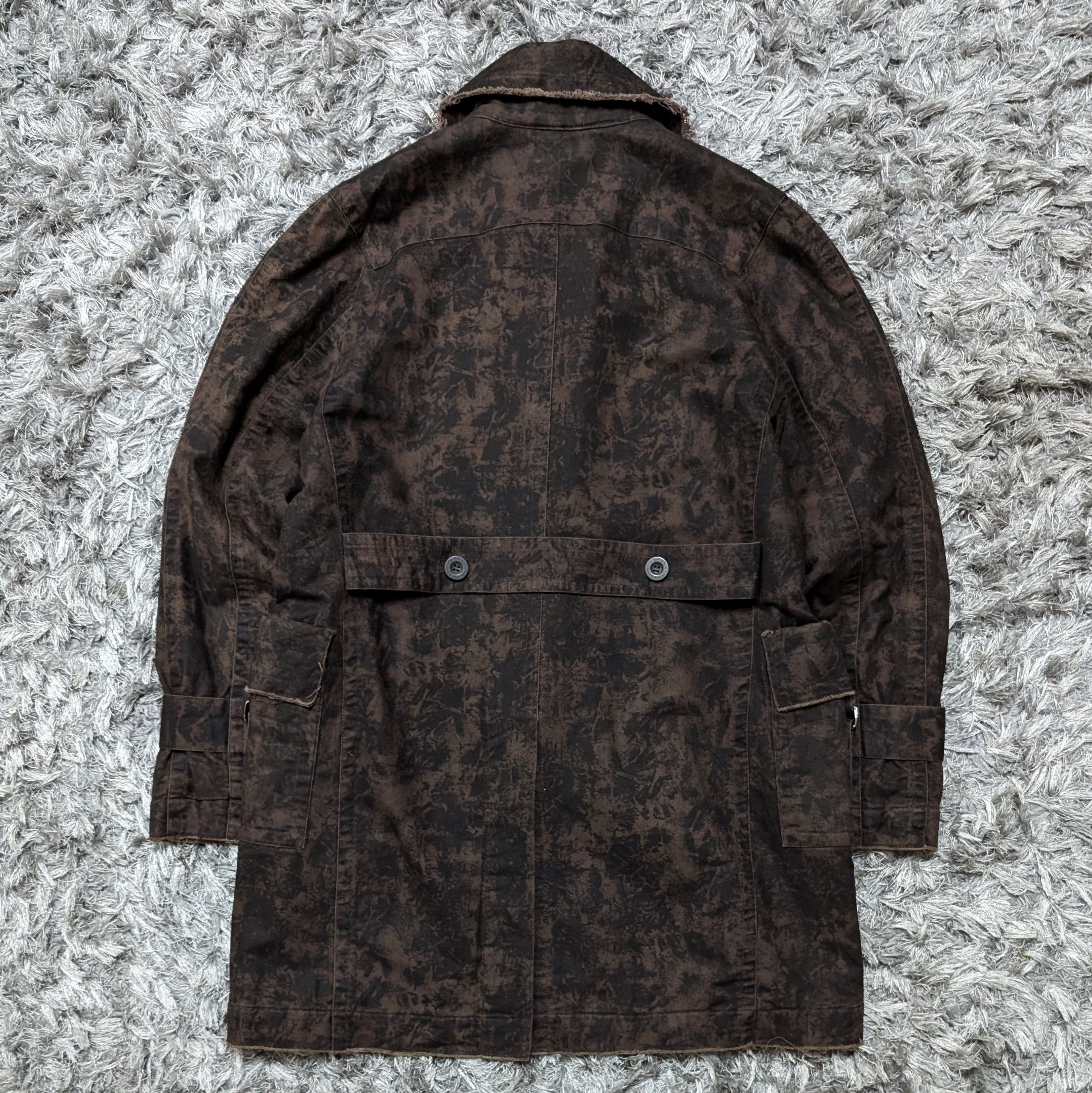 In The Attic In the Attic Dark Camo Distressed Double Breast Jacket Size US M / EU 48-50 / 2 - 3 Thumbnail