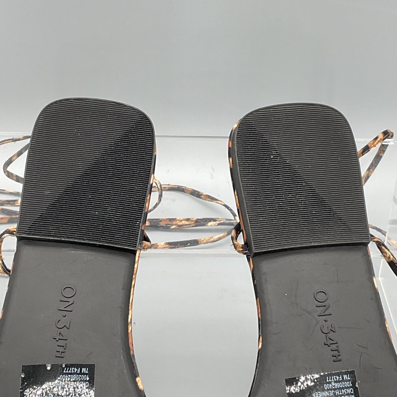 Other NEW on 34th Women’s Jenniee Knot Sandals Leopard Size 7M Size US 7 / IT 37 - 9 Thumbnail