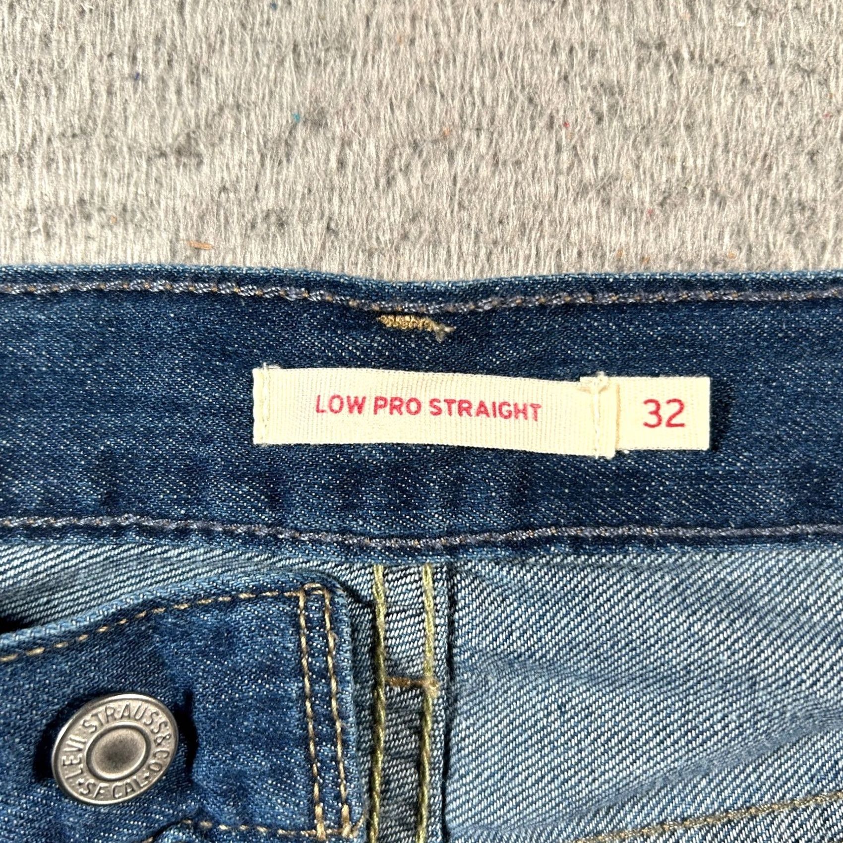 Levi's Levi's Jeans Mens 32 Jeans Blue Levi's Mens Blue Denim Stretch High Rise Straight Leg Size US 32 / EU 48 - 6 Thumbnail