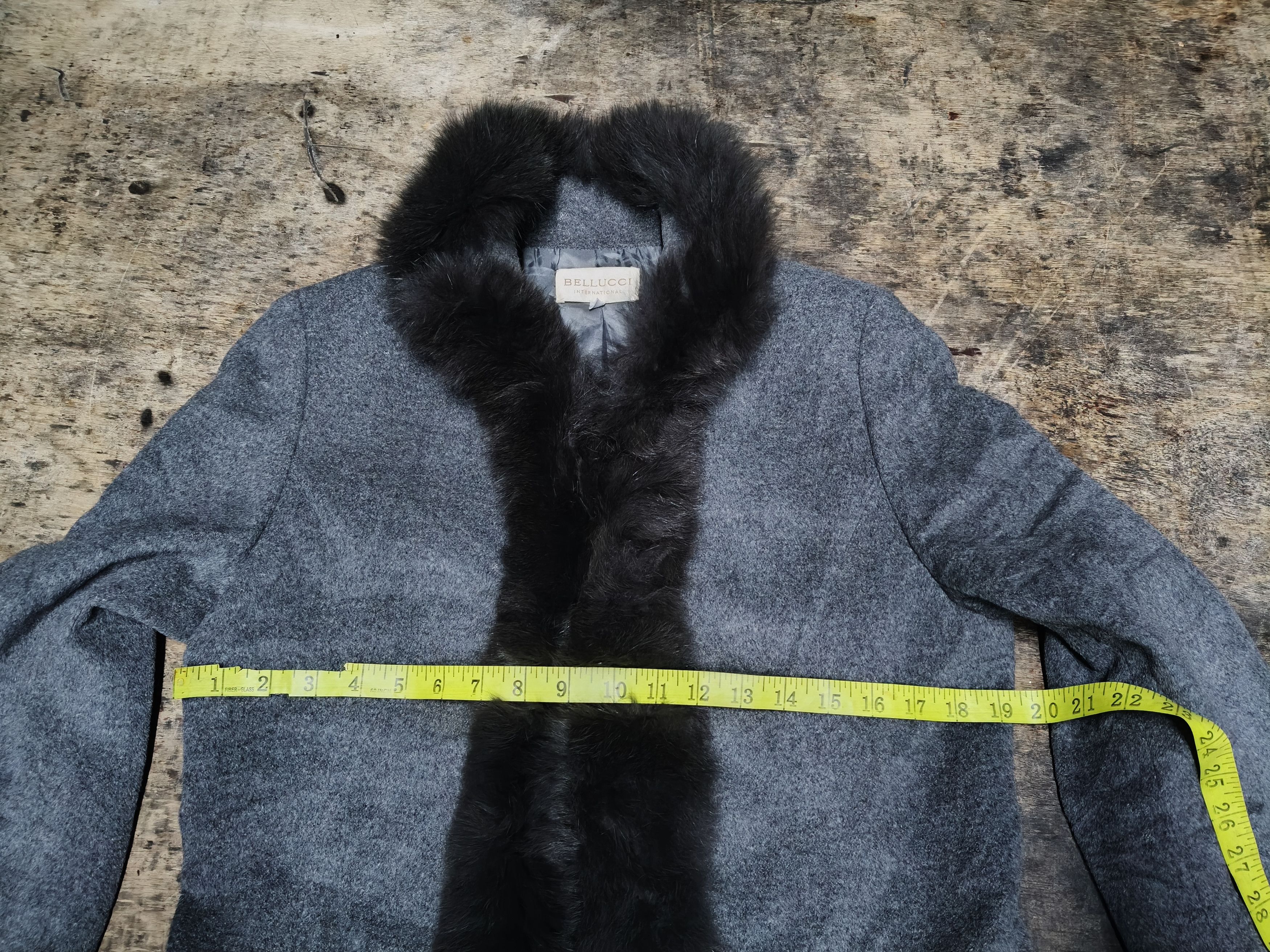 Japanese Brand Bellucci faux fur wool Coat Size M / US 6-8 / IT 42-44 - 18 Thumbnail