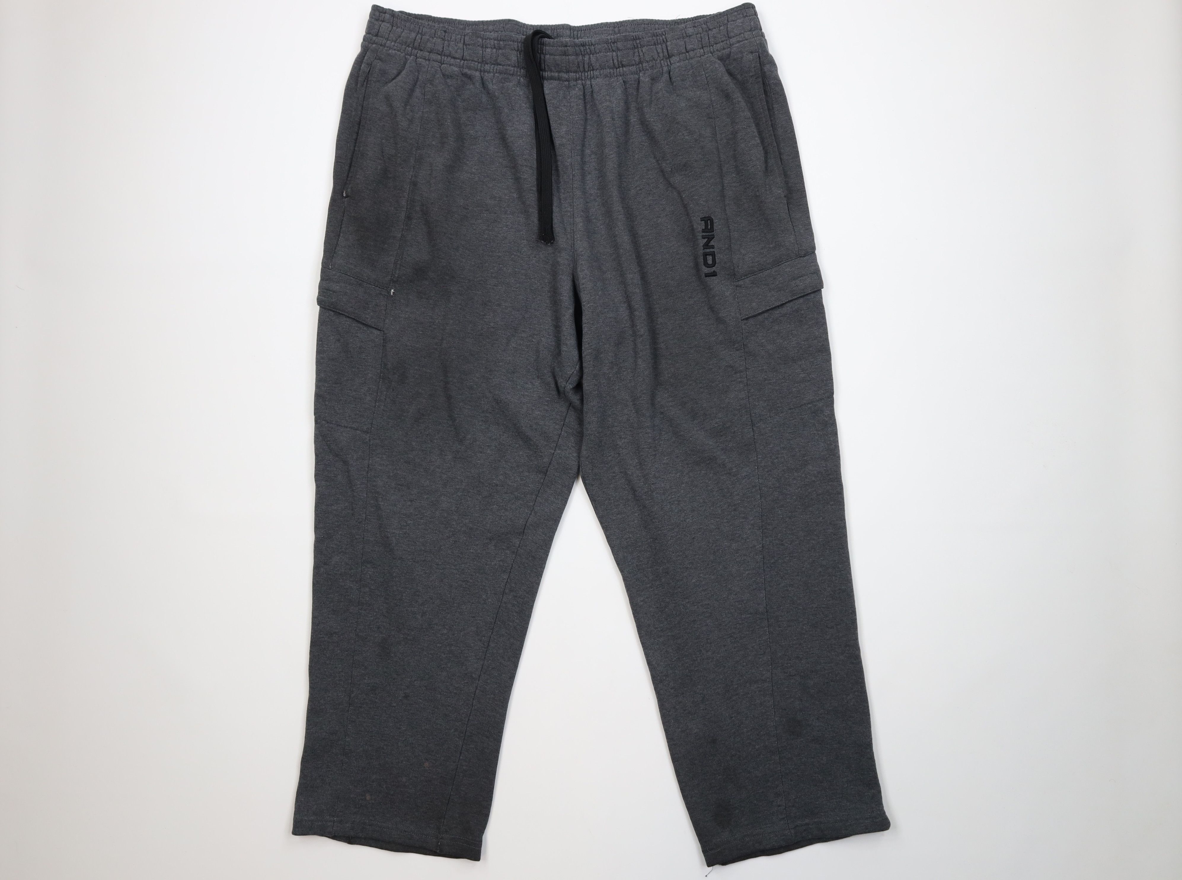 Vintage Vintage Y2K AND1 And One Basketball Wide Leg Sweatpants Size US 42 / EU 58 - 1 Thumbnail