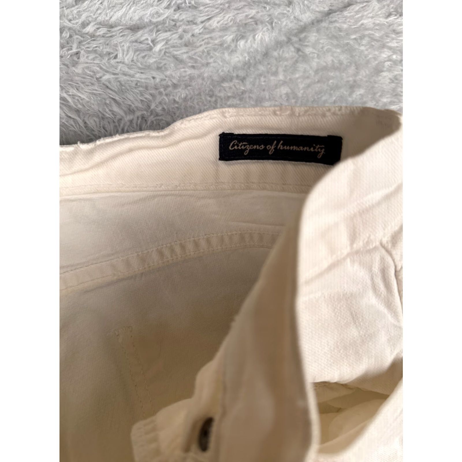 Citizens Of Humanity VINTAGE Citizens of Humanity COH Jeans Womens 29 White Bootcut Slimming Stretch 5-Pocket Denim Cotton Blend Regular 31 Inseam 263 Amber High Rise READ Size 29" - 7 Thumbnail